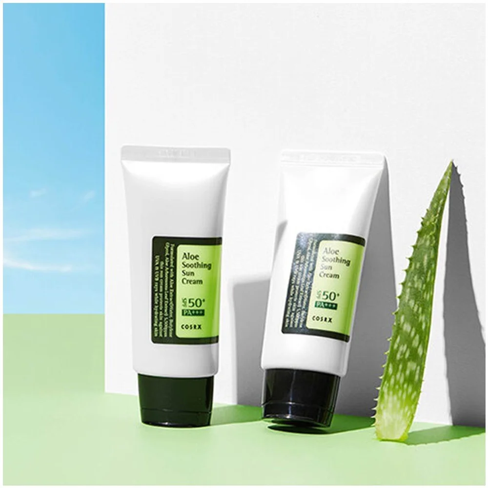 COSRX Aloe Sun Cream SPF50 – Lightweight Sun Protection — OoshTush
