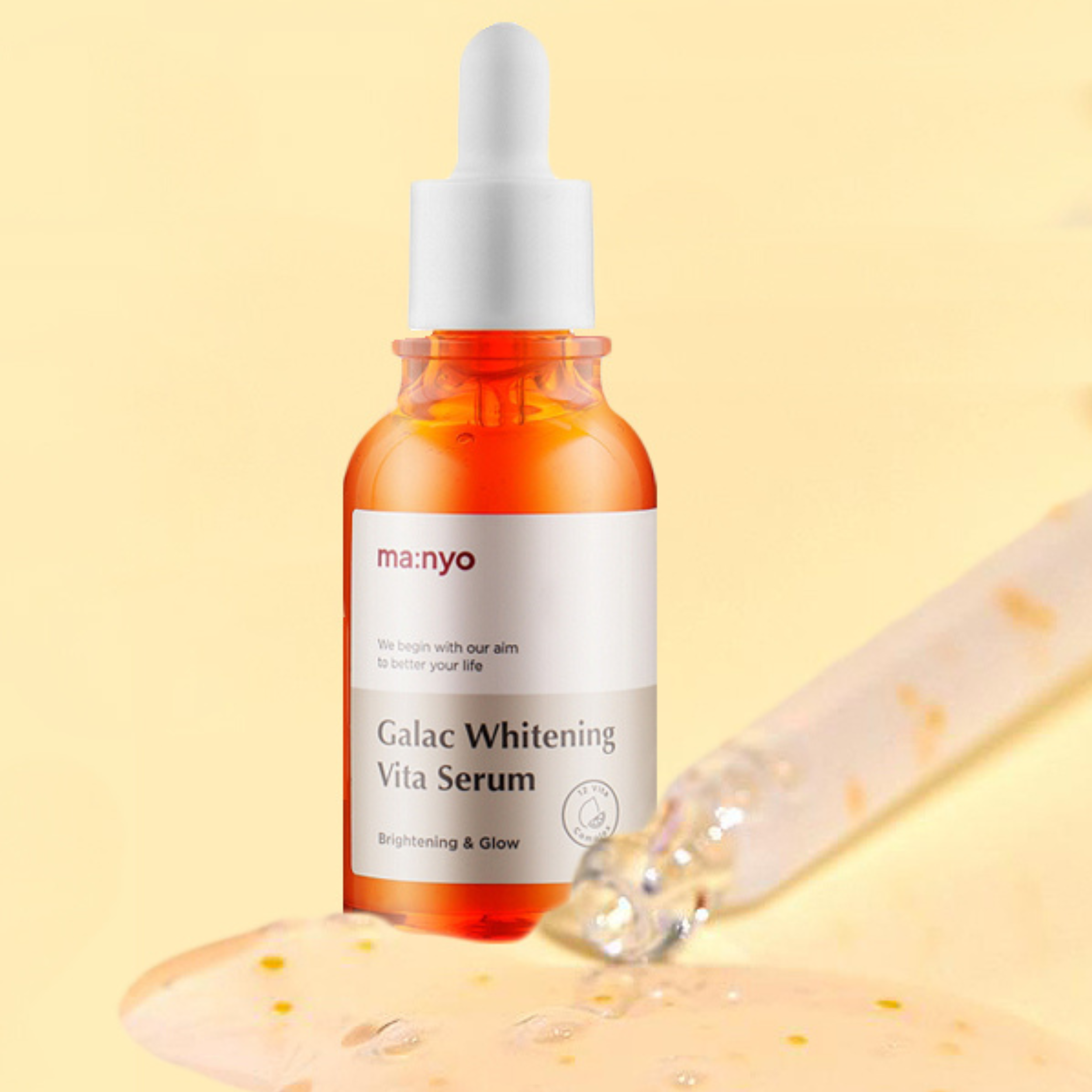 ma:nyo Galac Whitening Vita Serum 50ml | OoshTush | K-beauty | Free Shipping Over $40 USD