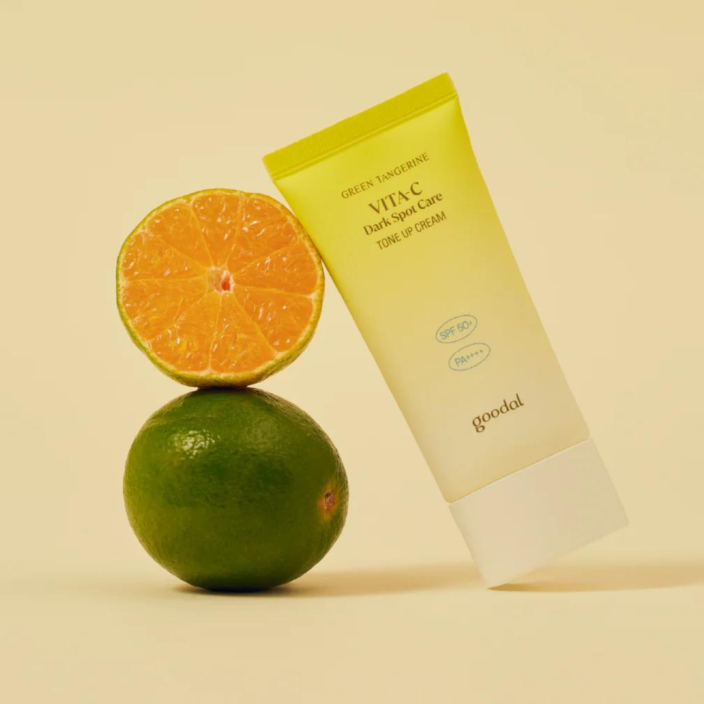 Goodal Green Tangerine Vita C Cream SPF50+ | Radiant Blemish Care — OoshTush