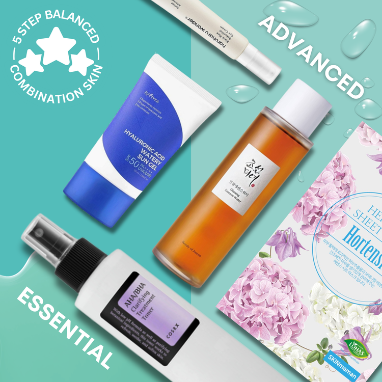 K-Beauty 10-Step Nourishing Skincare Routine All Skin & Sensitive/Acne-prone Skin