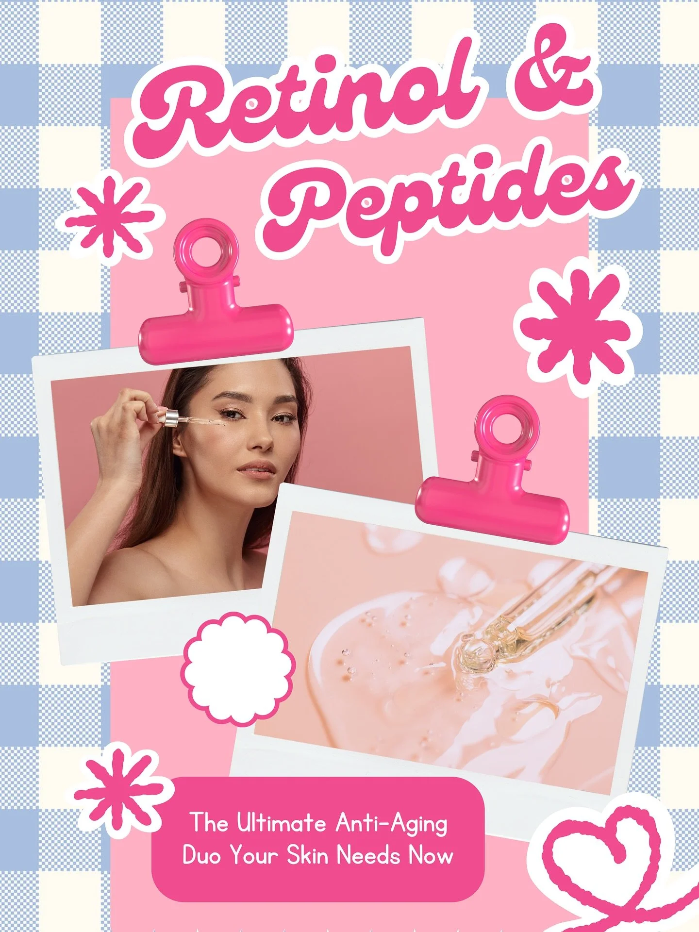 ✨Retinol + Peptides = your skin’s ultimate anti-aging duo!✨
Retinol smooths and refines texture while peptides firm and plump—together, they tackle fine lines, wrinkles, and dullness from every angle. 💪
Try power combos like BOM’s