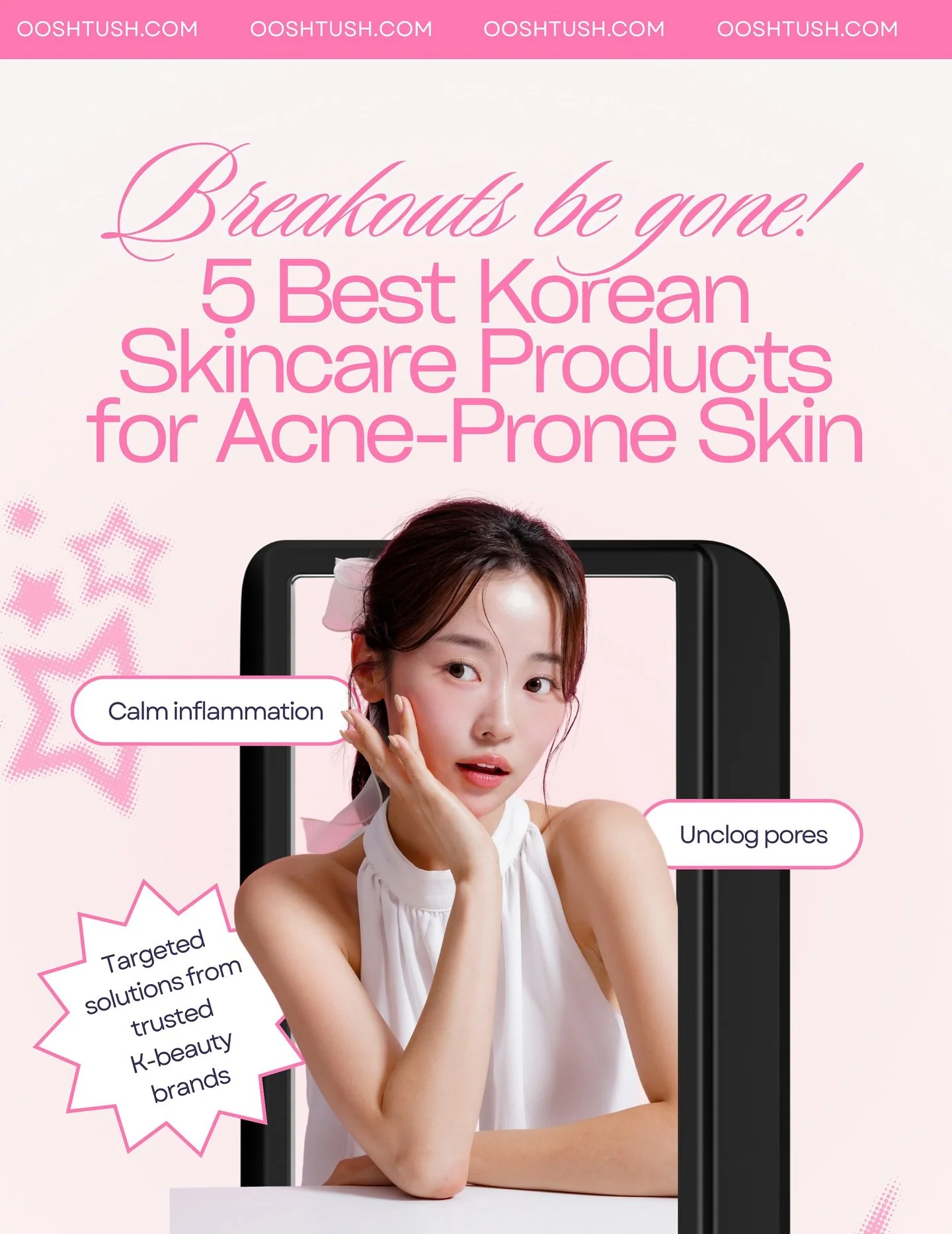 Breakouts, be gone! 🌿✨
Struggling with redness, bumps, or stubborn flare-ups? These 5 Korean skincare essentials help calm, clear, and balance acne-prone skin — gently but effectively. 💧
From Beauty of Joseon’s nourishing cleansing oil