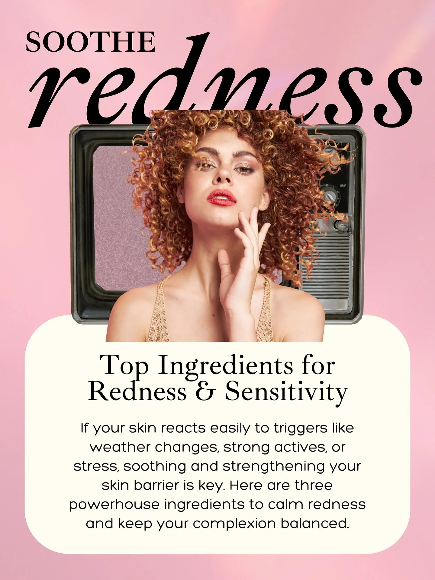 π‍βοΈ Redness? Sensitivity? Meet your skin’s new BFFs! π
Soothe irritation and strengthen your barrier with these gentle power ingredients:
πΏ Centella Asiatica (Cica) – Calms and repairs stressed skin.
π§ Ceramides – Lock in