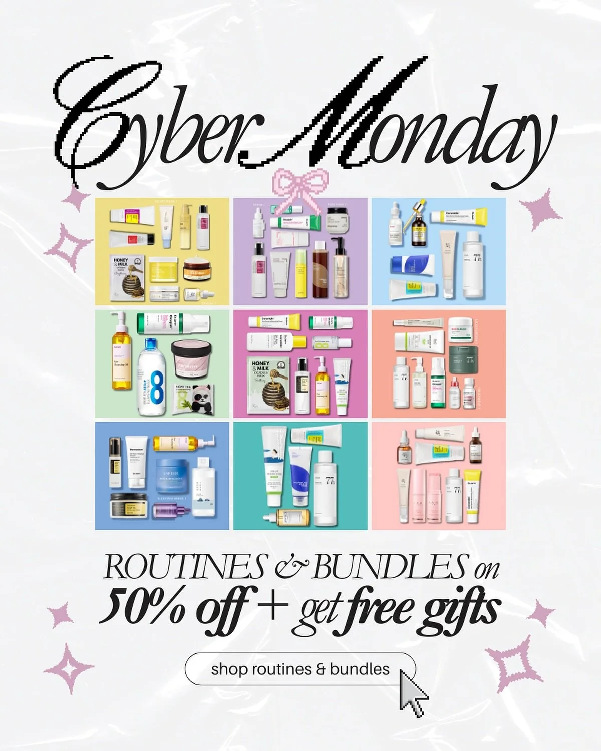 You really thought it was over? 👀🔥
Black Friday deals are sticking around until Cyber Monday 🖤✨
Same glow, same steals, more time to shop.