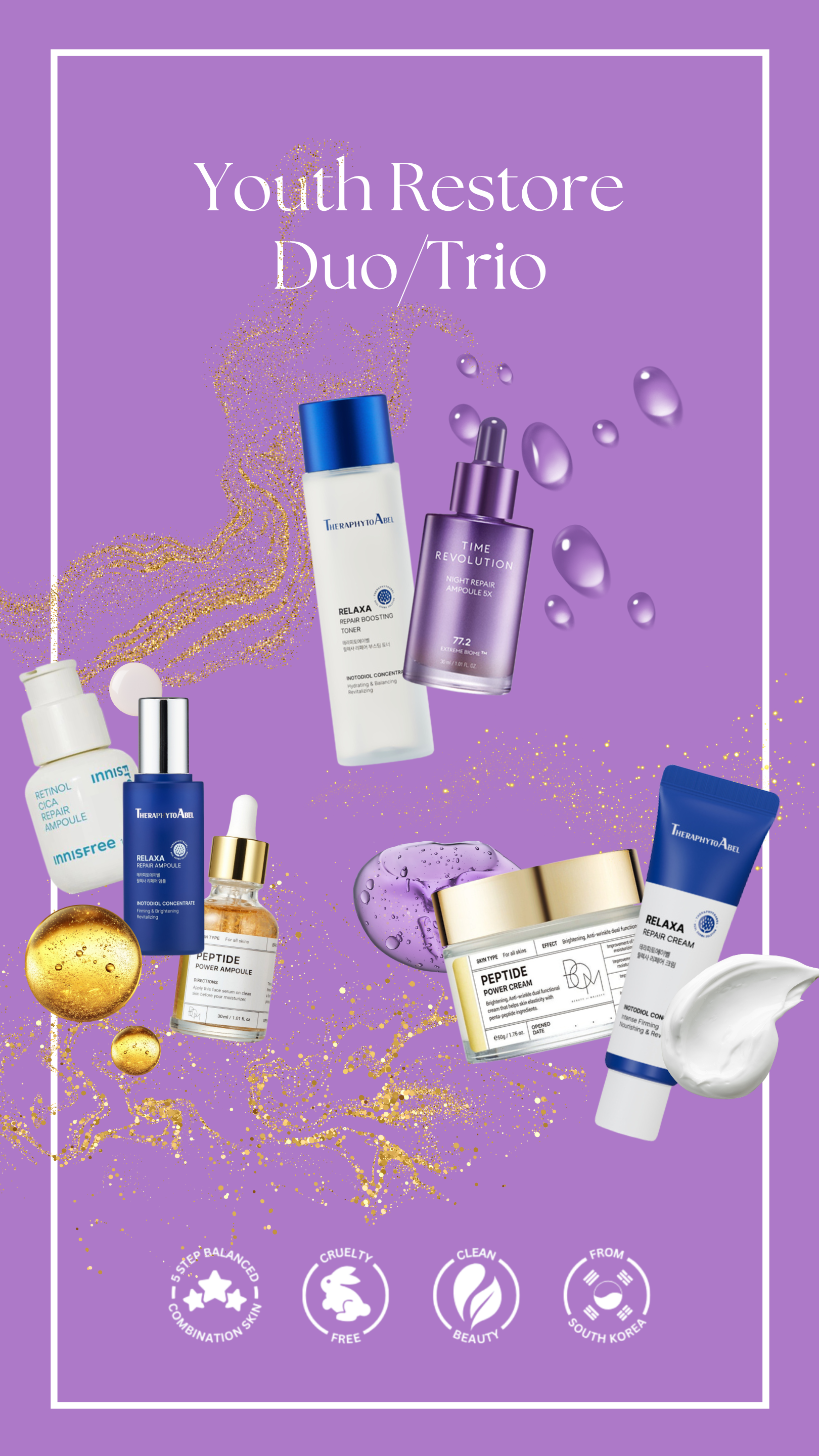 Youth Restore Duo / Trio: Age Gracefully, Not Quickly