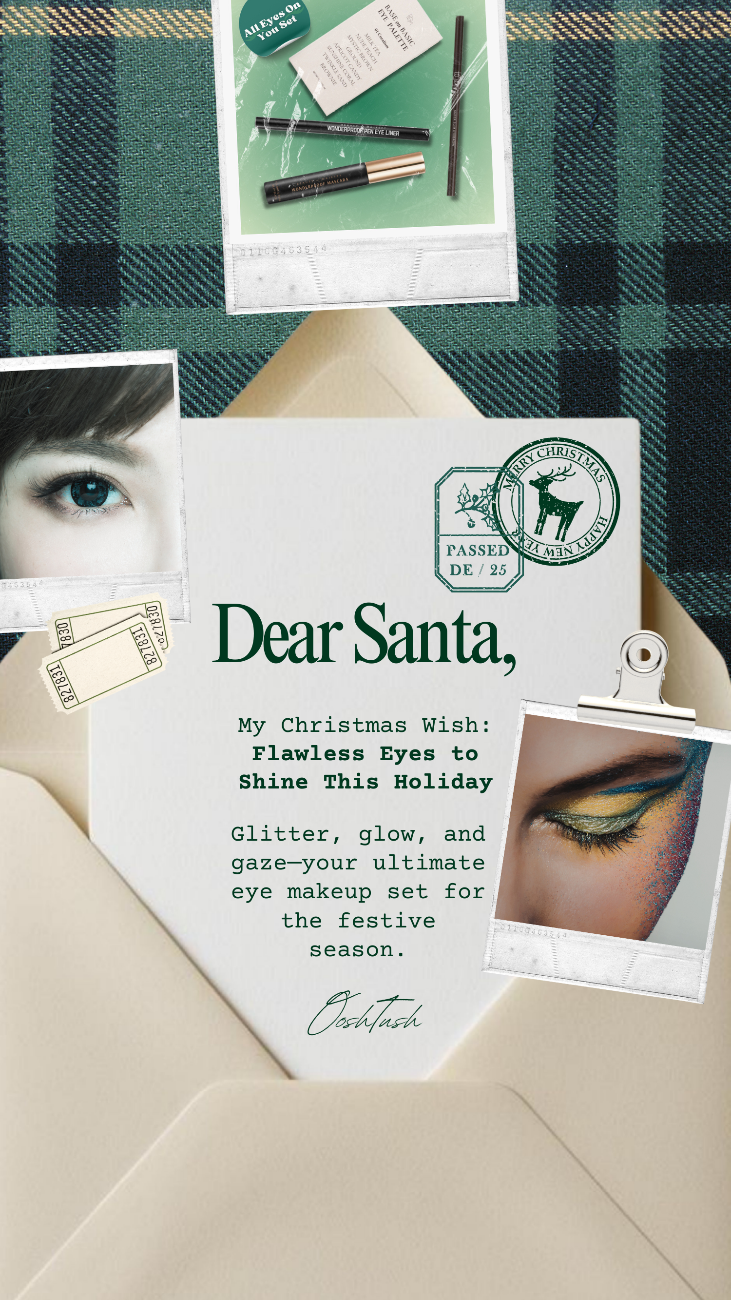 Dear Santa, My Christmas Wish: Flawless Eyes to Shine This Holiday