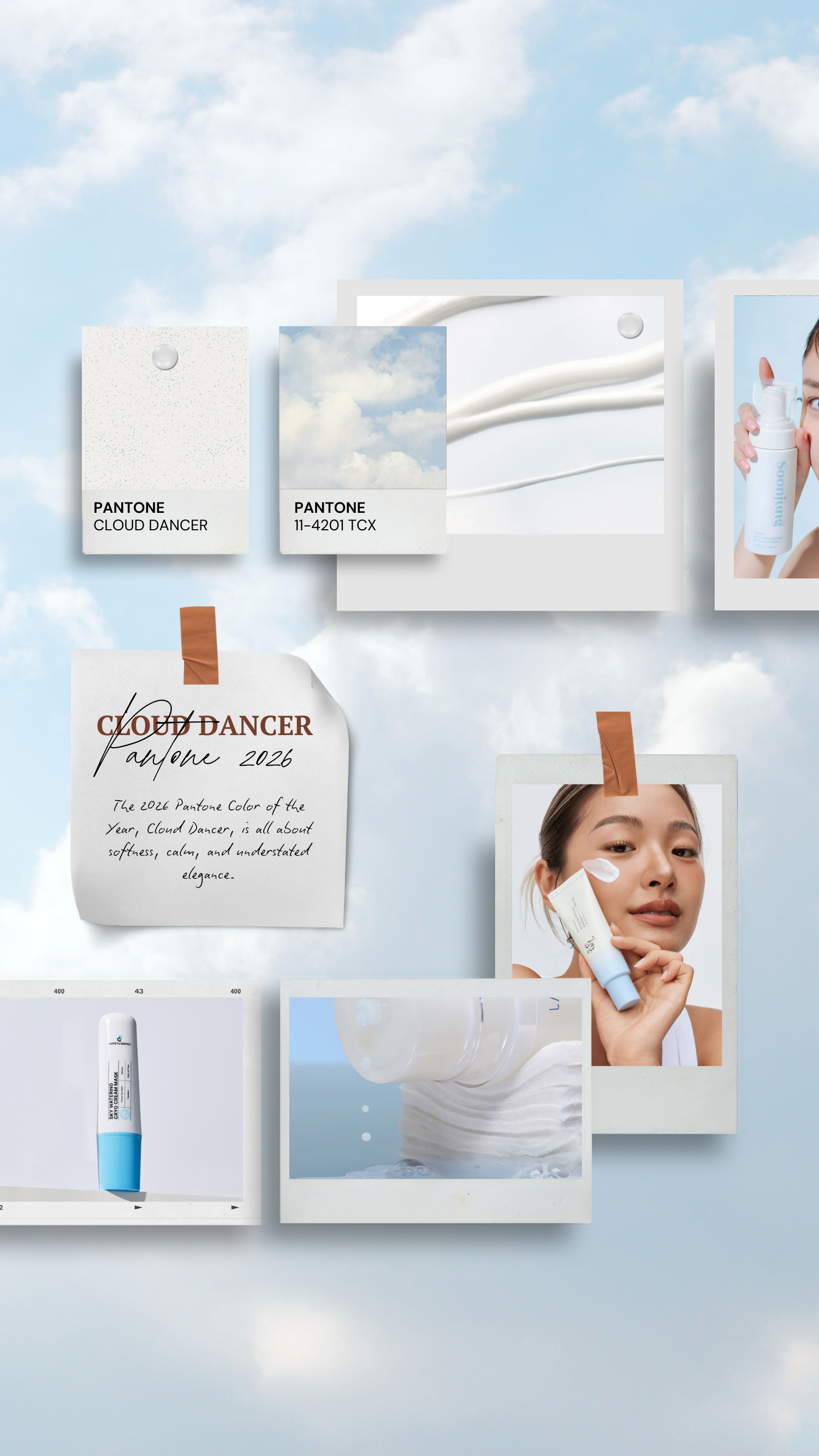 Step Into the New Year, Cloud Dancer