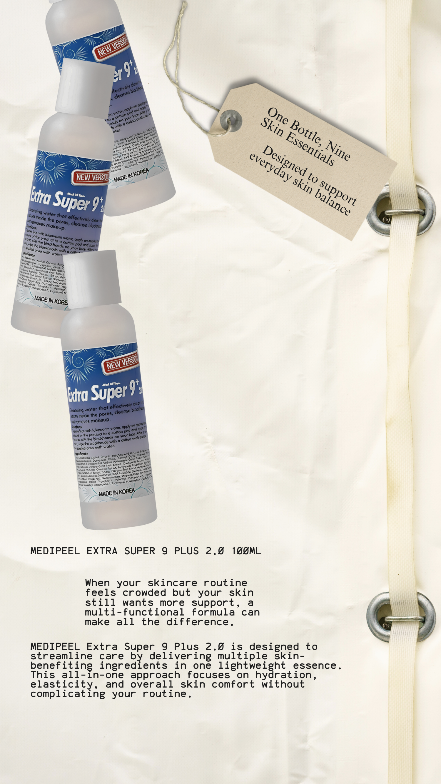 One Bottle, Nine Skin Essentials