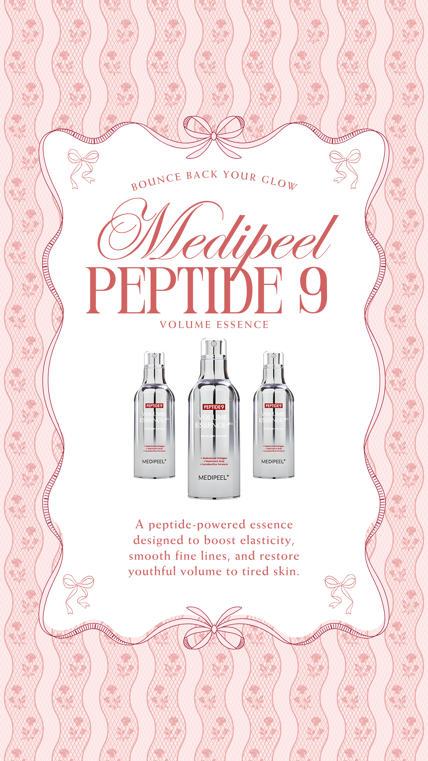 Bounce Back Your Glow: Why MEDIPEEL Peptide 9 Volume Essence Is a Firming Essential