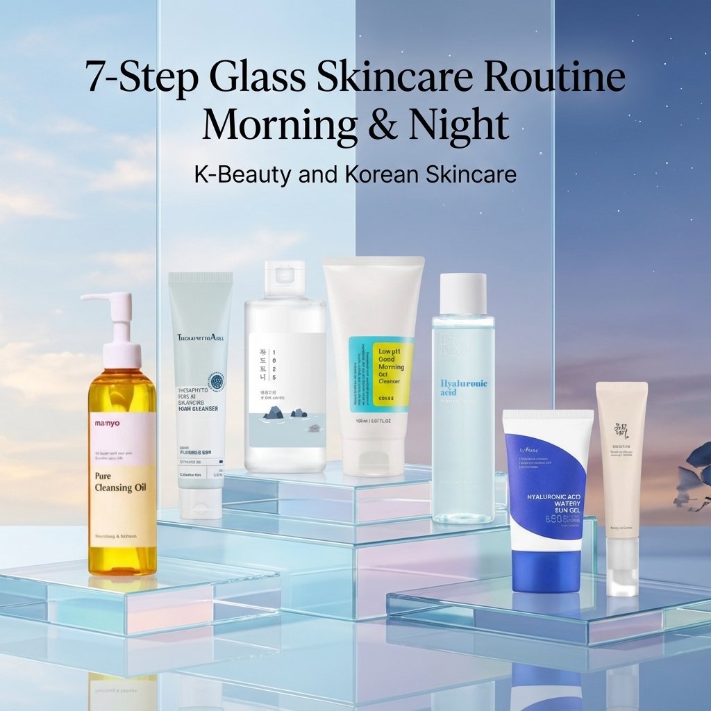 Glass skin isn&rsquo;t just a trend &mdash; it&rsquo;s a routine you stay consistent with. ✨
Our 7-Step Glass Skincare Routine Morning &amp; Night is designed to keep your skin smooth, hydrated, and naturally radiant all day long. Lightweight layers 