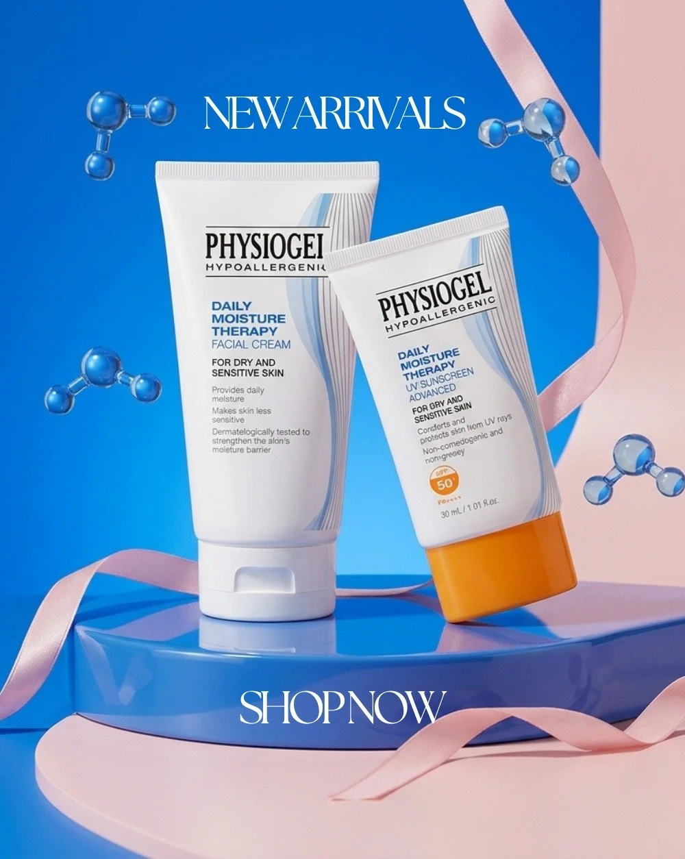 Introducing our newest arrivals from Physiogel &mdash; made for skin that needs gentle yet effective daily care. ✨

The Physiogel Daily Moisture Therapy Facial Cream and Physiogel Daily Moisture Therapy UV Sunscreen Advanced SPF50+ PA++++ work togeth