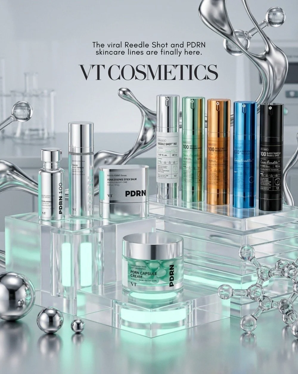 Meet our newest arrival that everyone&rsquo;s been talking about. ✨

Introducing VT Cosmetics, featuring the viral Reedle Shot and PDRN skincare line&mdash;advanced K-beauty formulas designed to boost skin renewal, improve texture, and support a smoo