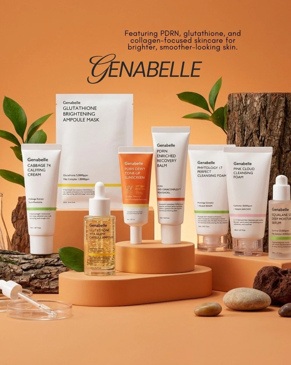 Say hello to our newest arrival: Genabelle ✨

Known for its innovative PDRN-powered skincare, Genabelle focuses on helping skin look smoother, healthier, and more radiant with barrier-supporting and revitalizing formulas. Designed to deeply hydrate, 