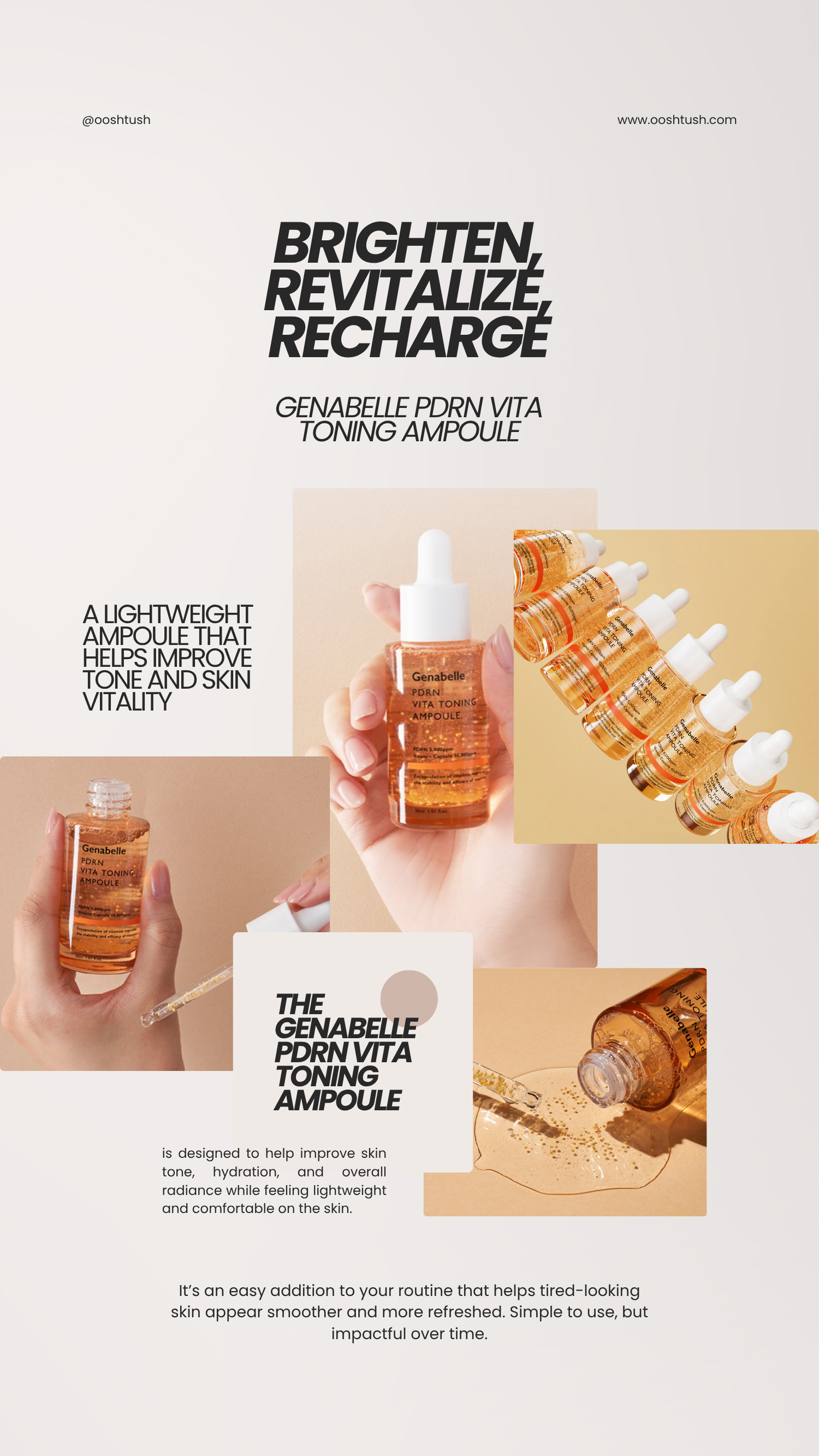 Brighten, Revitalize, Recharge