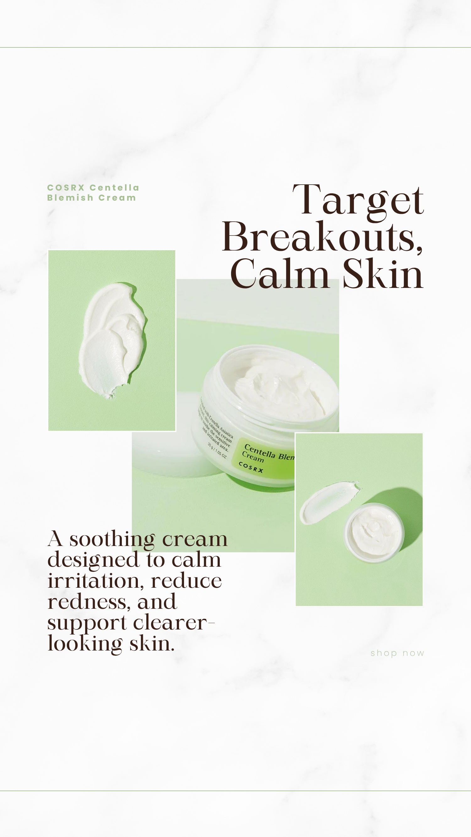 COSRX Centella Blemish Cream: Target Breakouts, Calm Skin