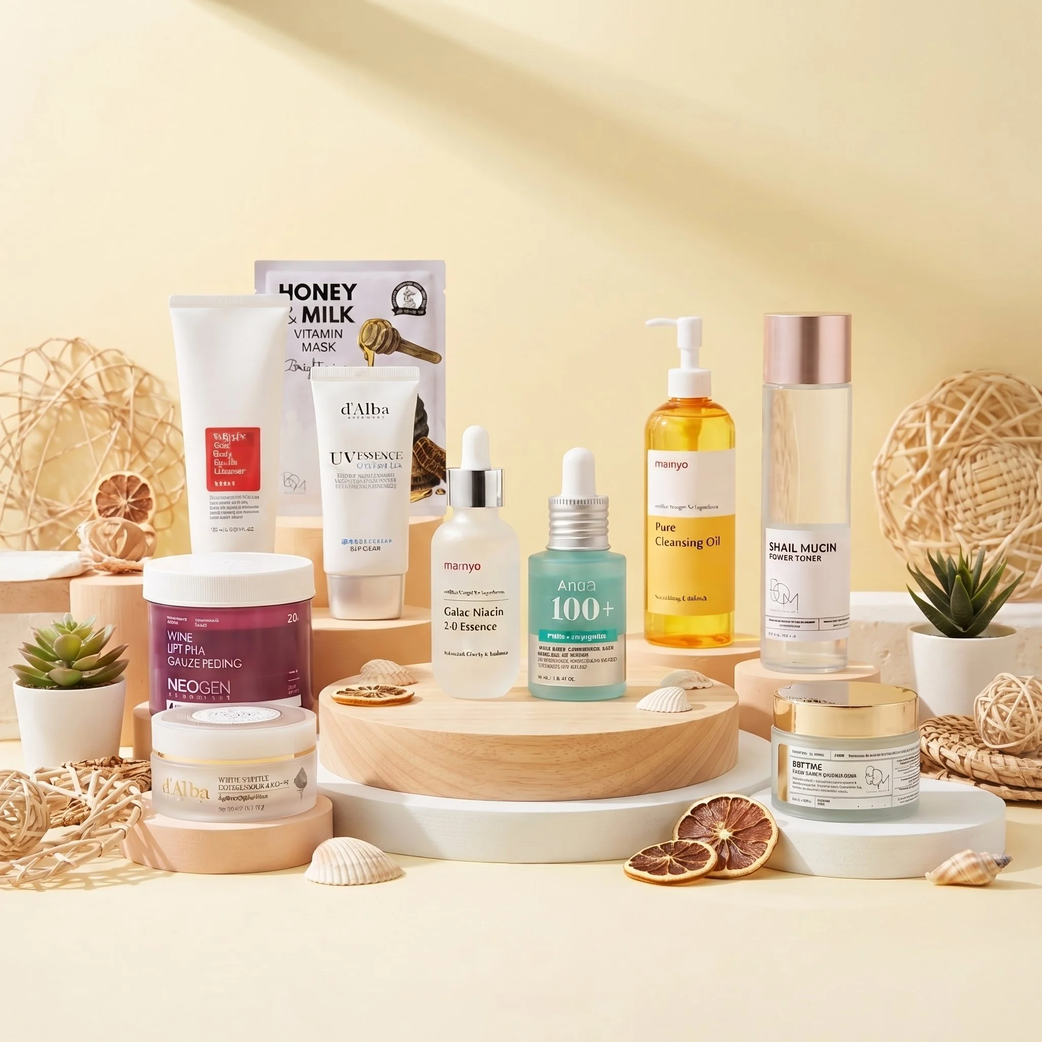 Brighter, more even-looking skin starts with the right routine. ✨💛

Our Dark Spots &amp; Pigmentation Routine has been updated with even more K-beauty favorites, now featuring the ma:nyo Pure Cleansing Oil, Neogen Dermalogy Wine Lift PHA Gauze Peeli