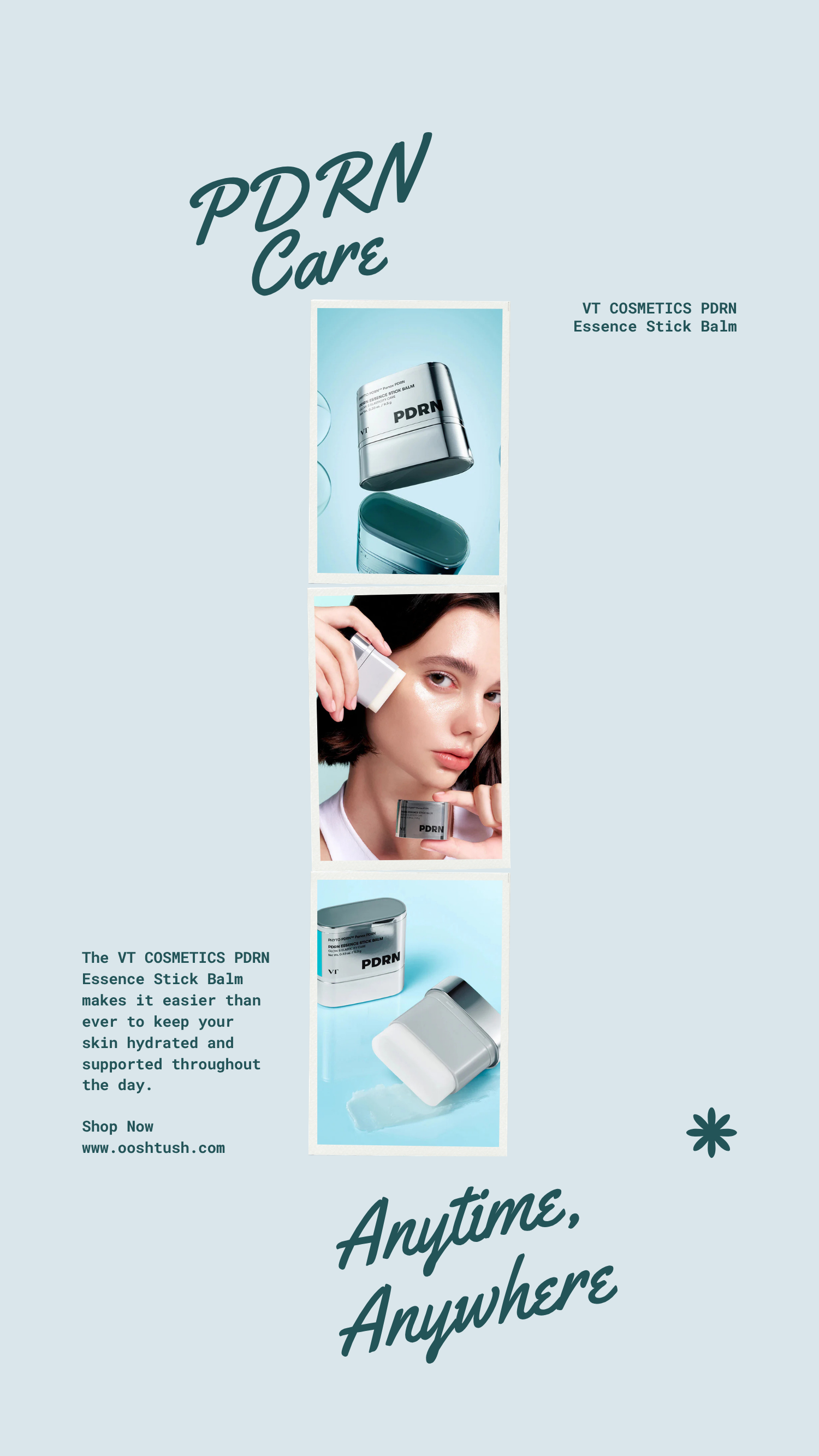 Hydration and PDRN Care Anytime, Anywhere