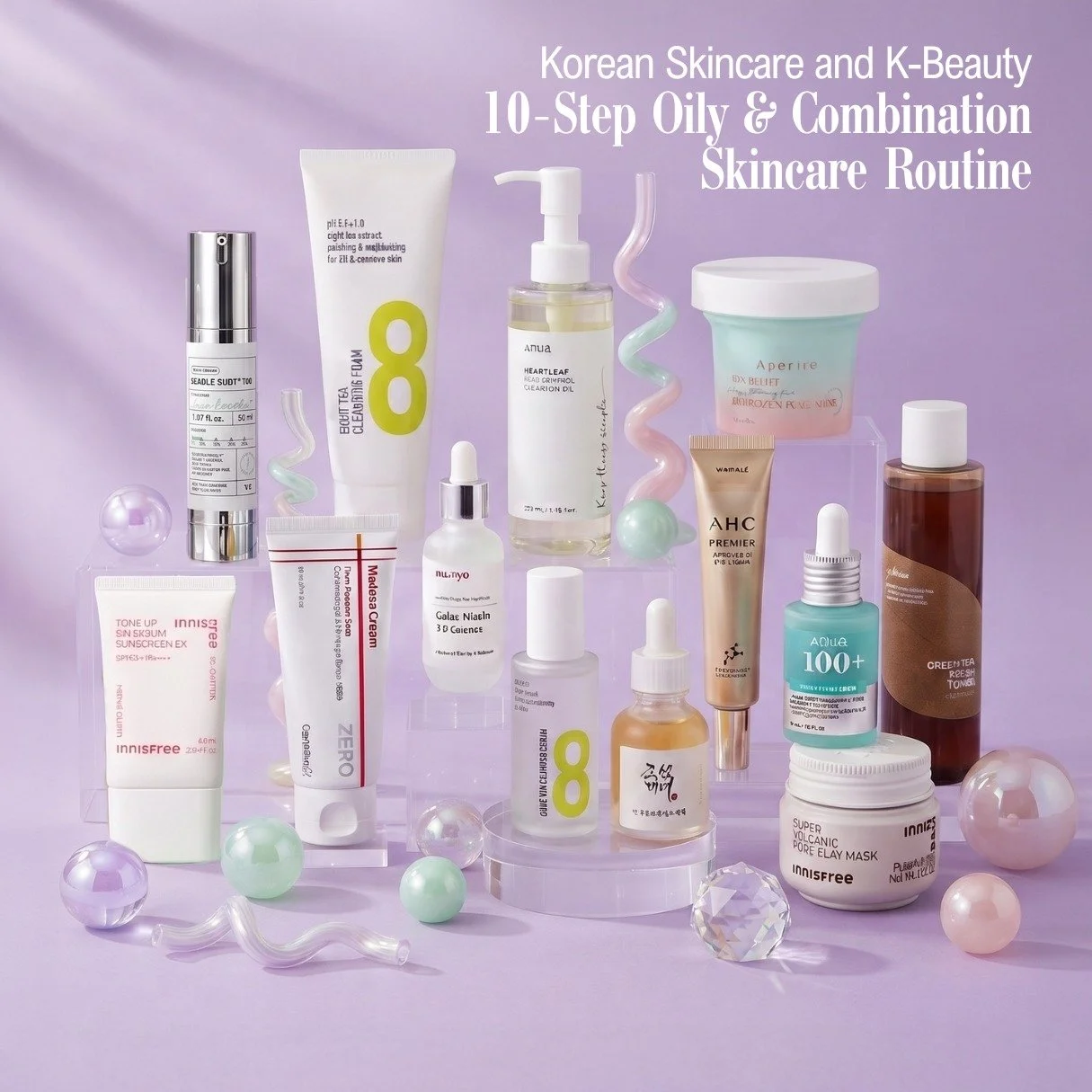 ✨ Meet our newly updated 10-Step Oily &amp; Combination Skincare Routine! ✨

Take the guesswork out of caring for oily and combination skin with a complete K-beauty routine designed to balance excess sebum, refine the appearance of pores, and deliver