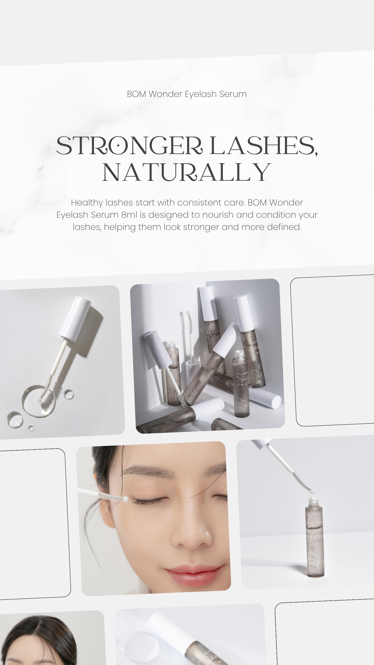 Stronger Lashes, Naturally