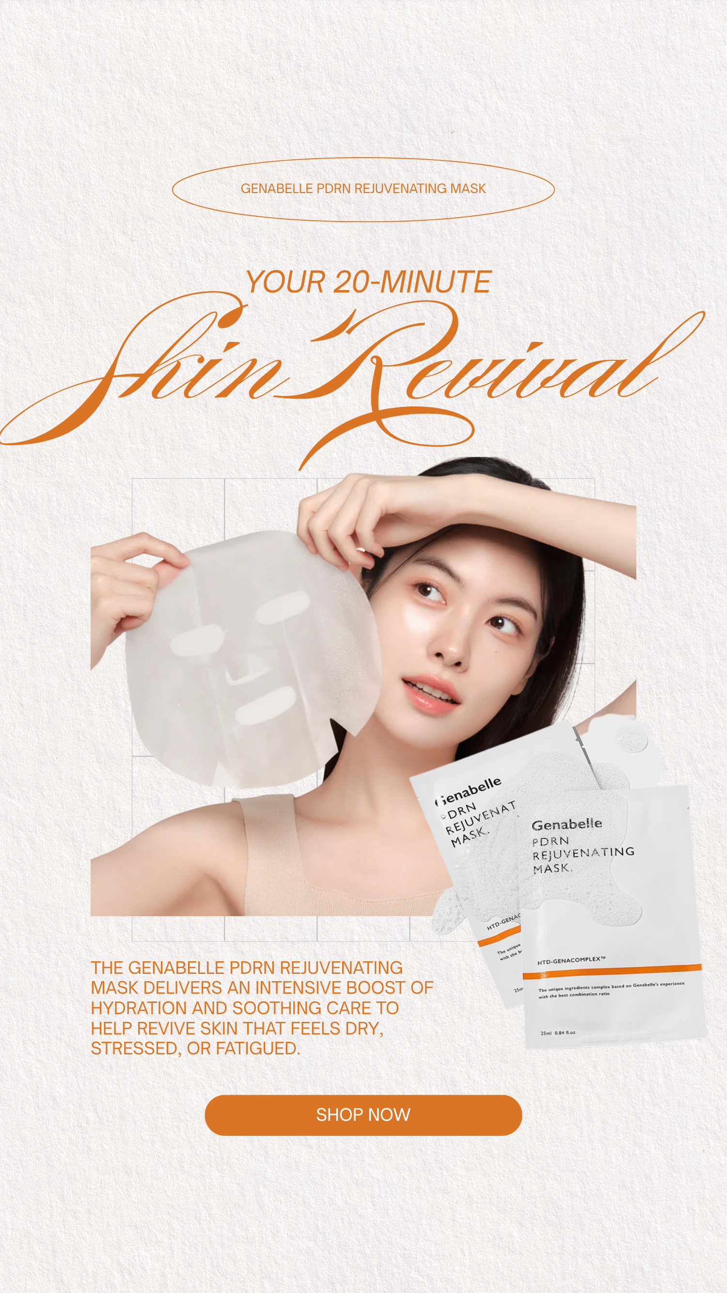 Give Your Skin 20 Minutes of Pdrn Care