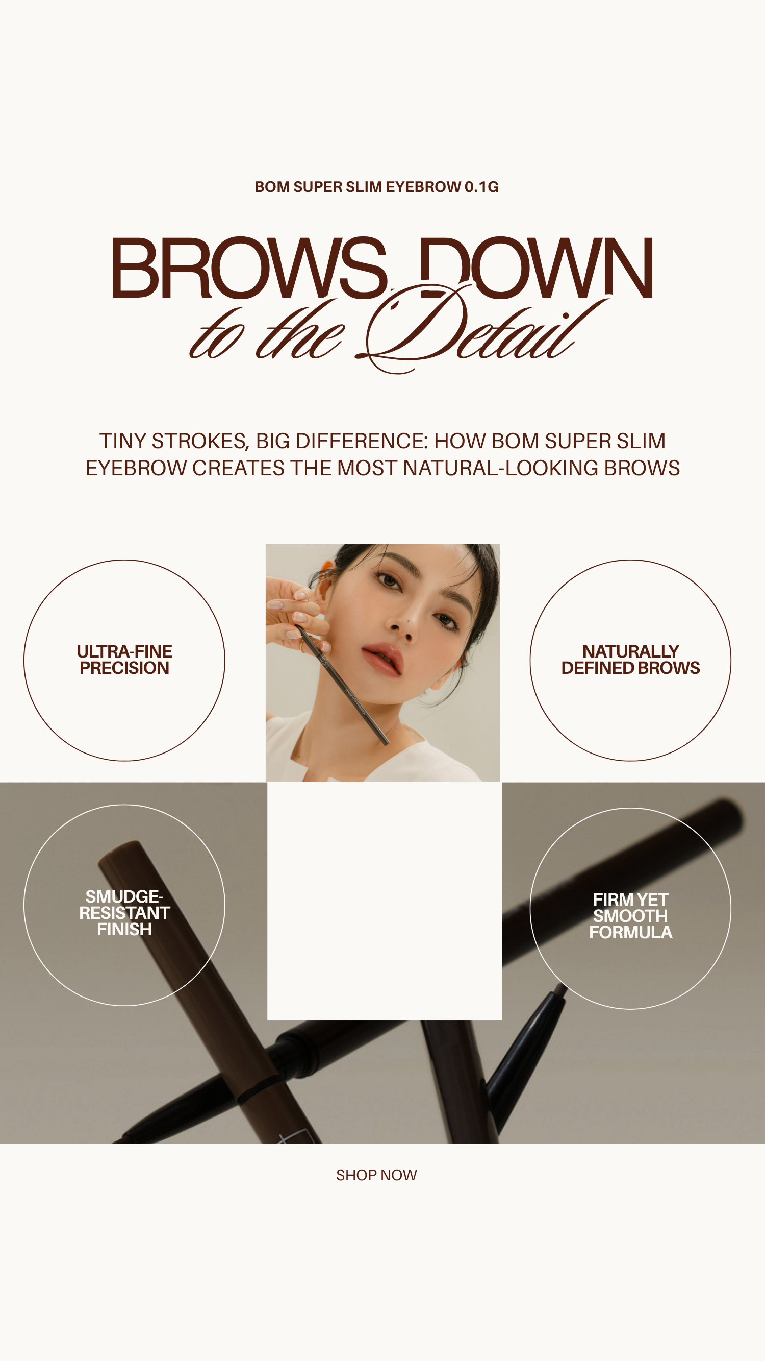 BOM Super Slim Eyebrow – Ultra-Fine Precision for Naturally Defined Brows