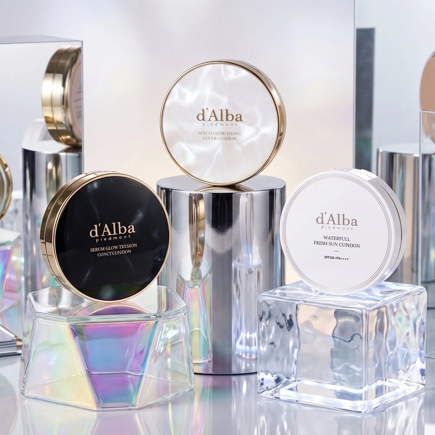 ✨💛 Cushion favorites worth the hype!
Meet d&rsquo;alba&rsquo;s popular cushion lineup, from the Serum Glow Fixing Cover Cushion and Serum Glow Tension Cover Cushion to the Waterfull Fresh Sun Cushion. 💕 Effortless coverage, fresh-looking skin, and 