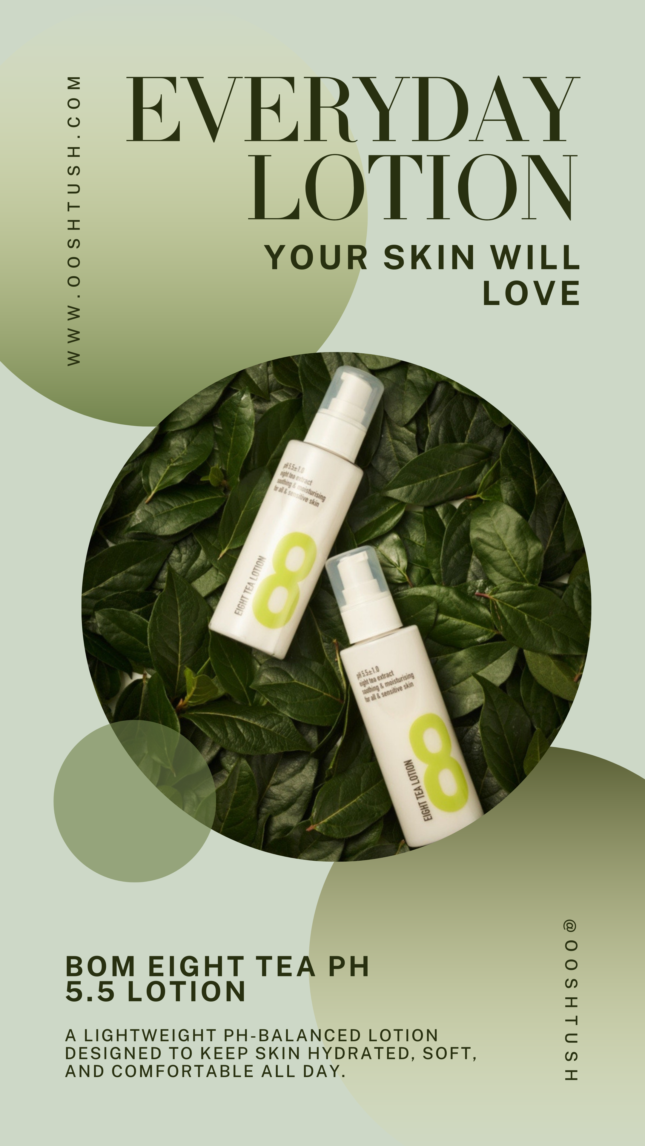 The Everyday Lotion Your Skin Will Love: BOM Eight Tea pH 5.5 Lotion