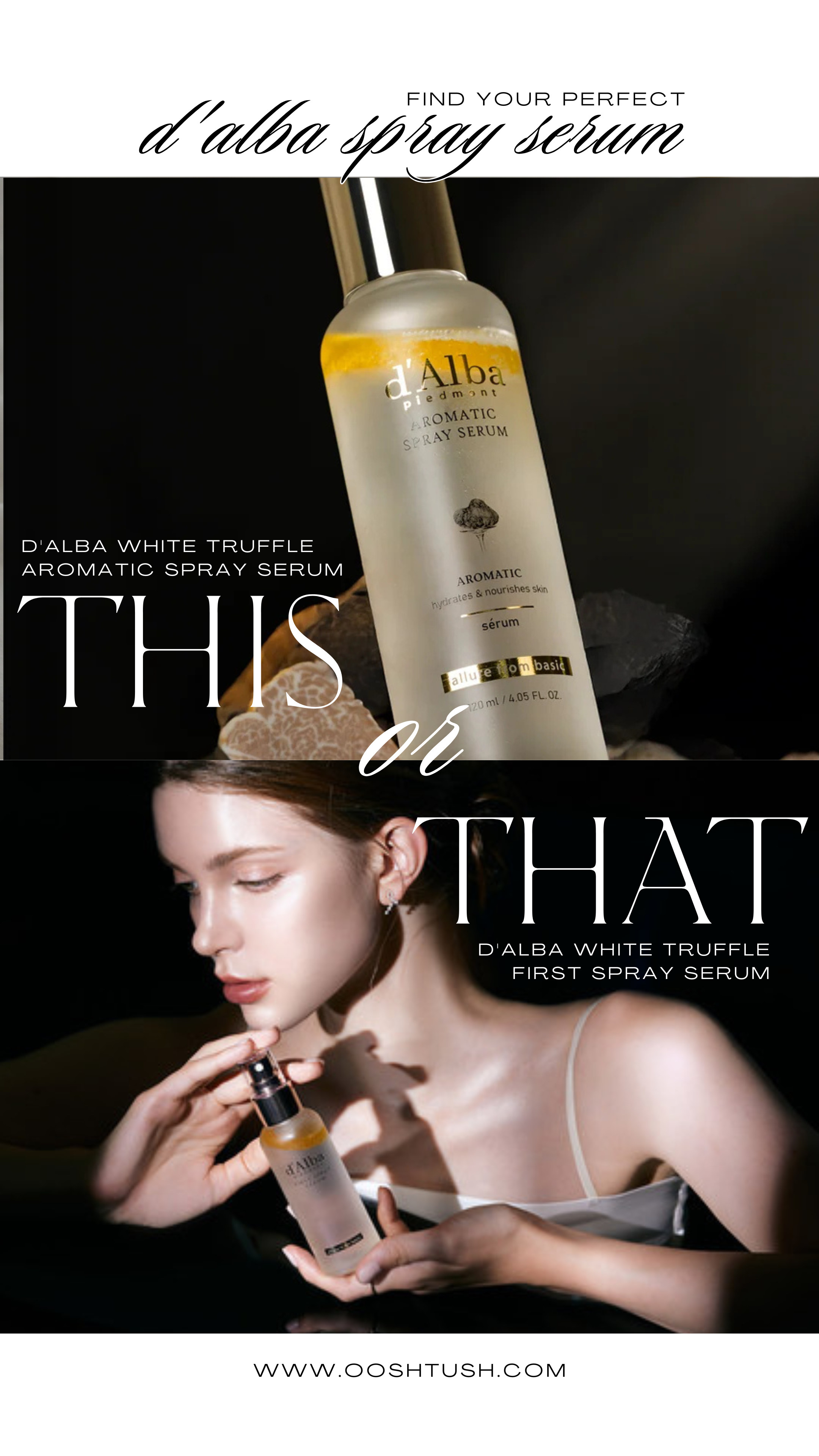 This or That? Your Perfect d’Alba Spray Serum Awaits