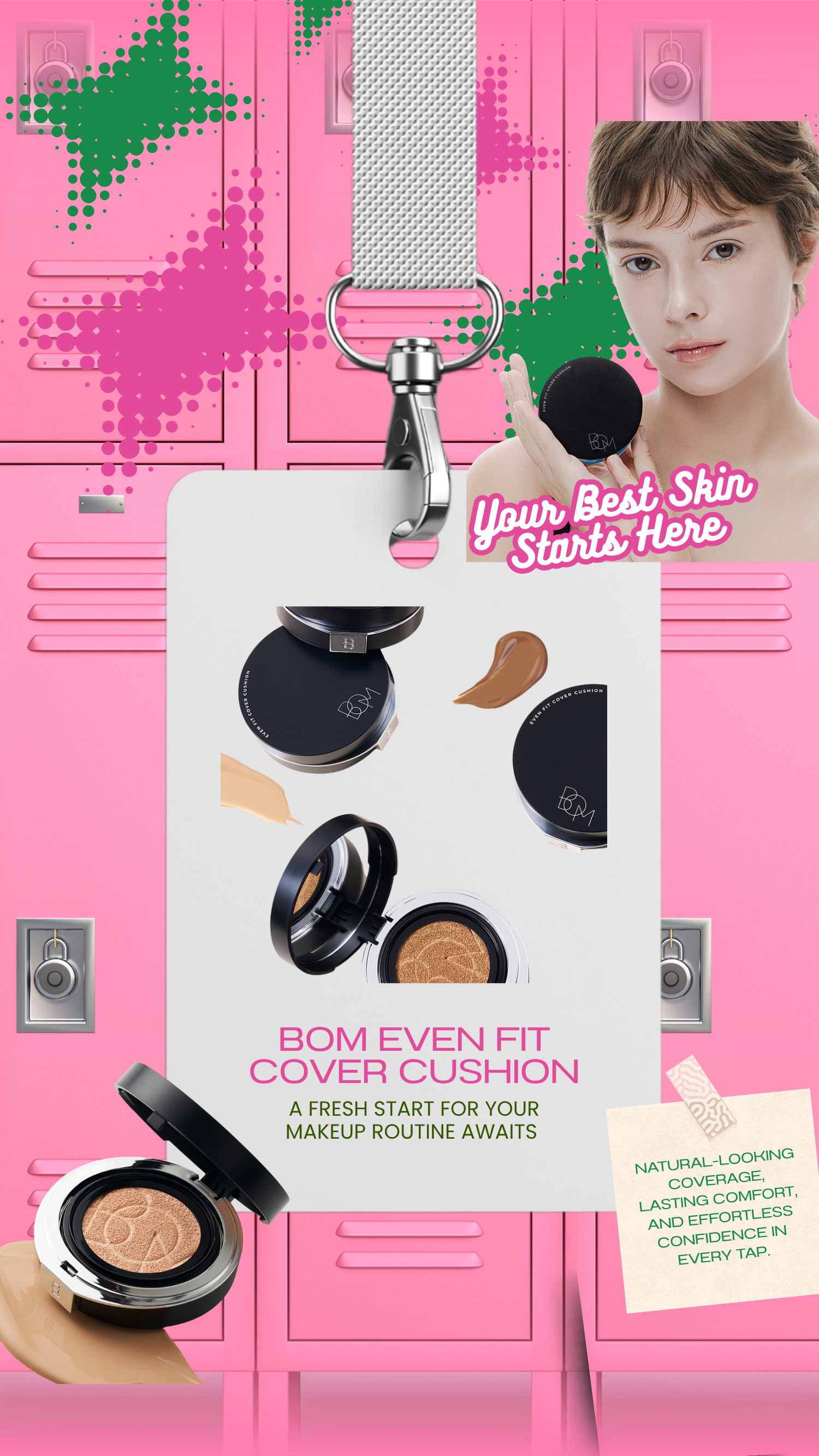 Your Best Skin Starts Here: BOM Even Fit Cover Cushion