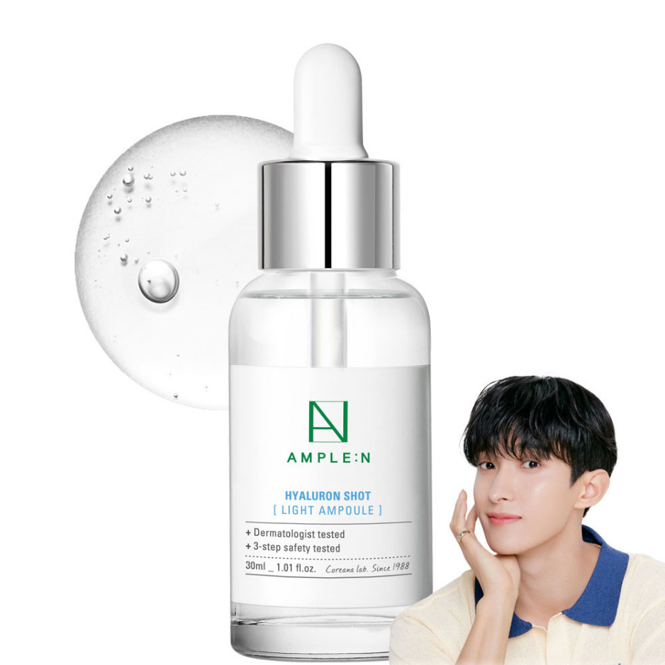 AMPLE:N Hyaluron Shot Light Ampoule - Dewy Skin Hydration