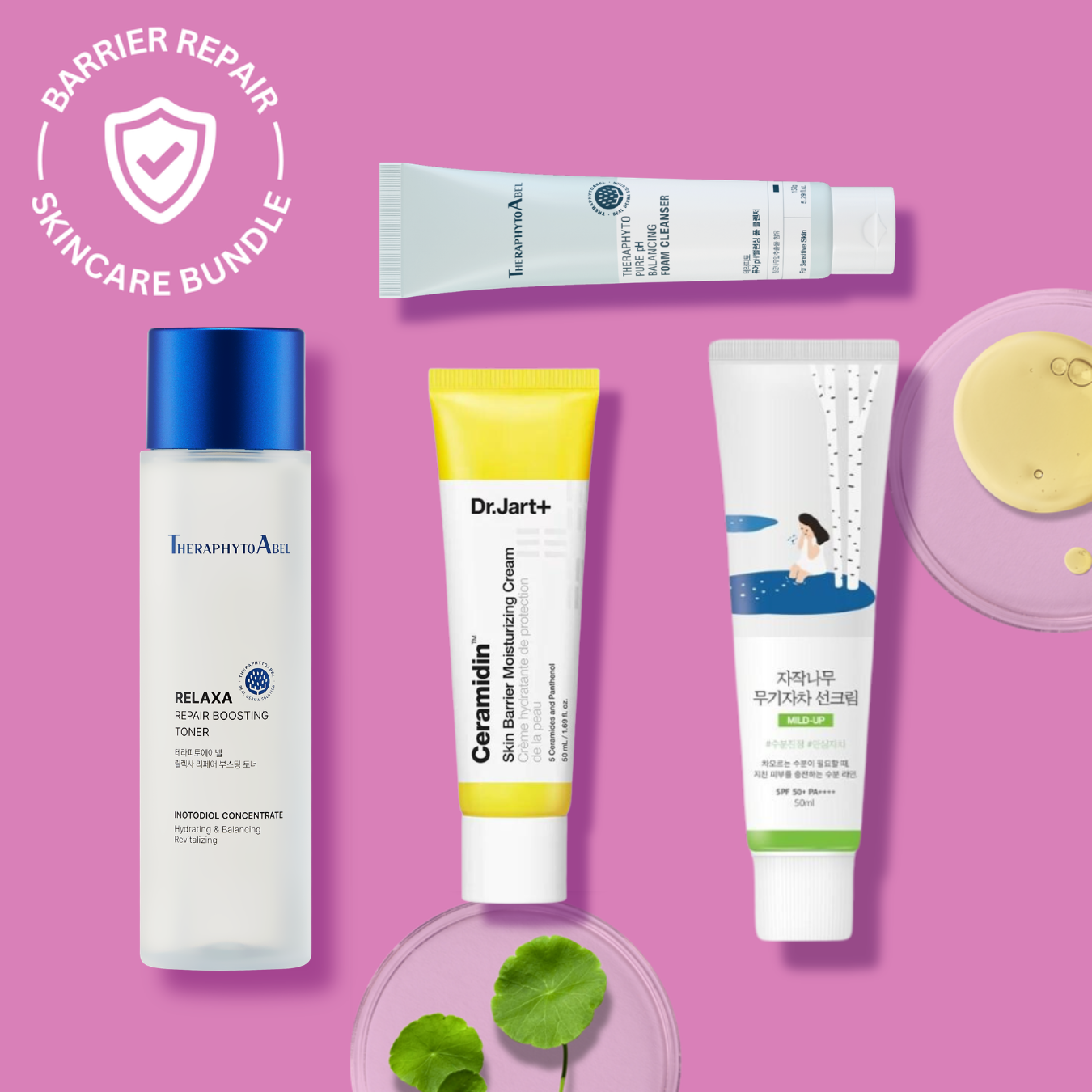 Barrier Repair Skincare Bundle (Cicapair & Ceramidin 8 Products)