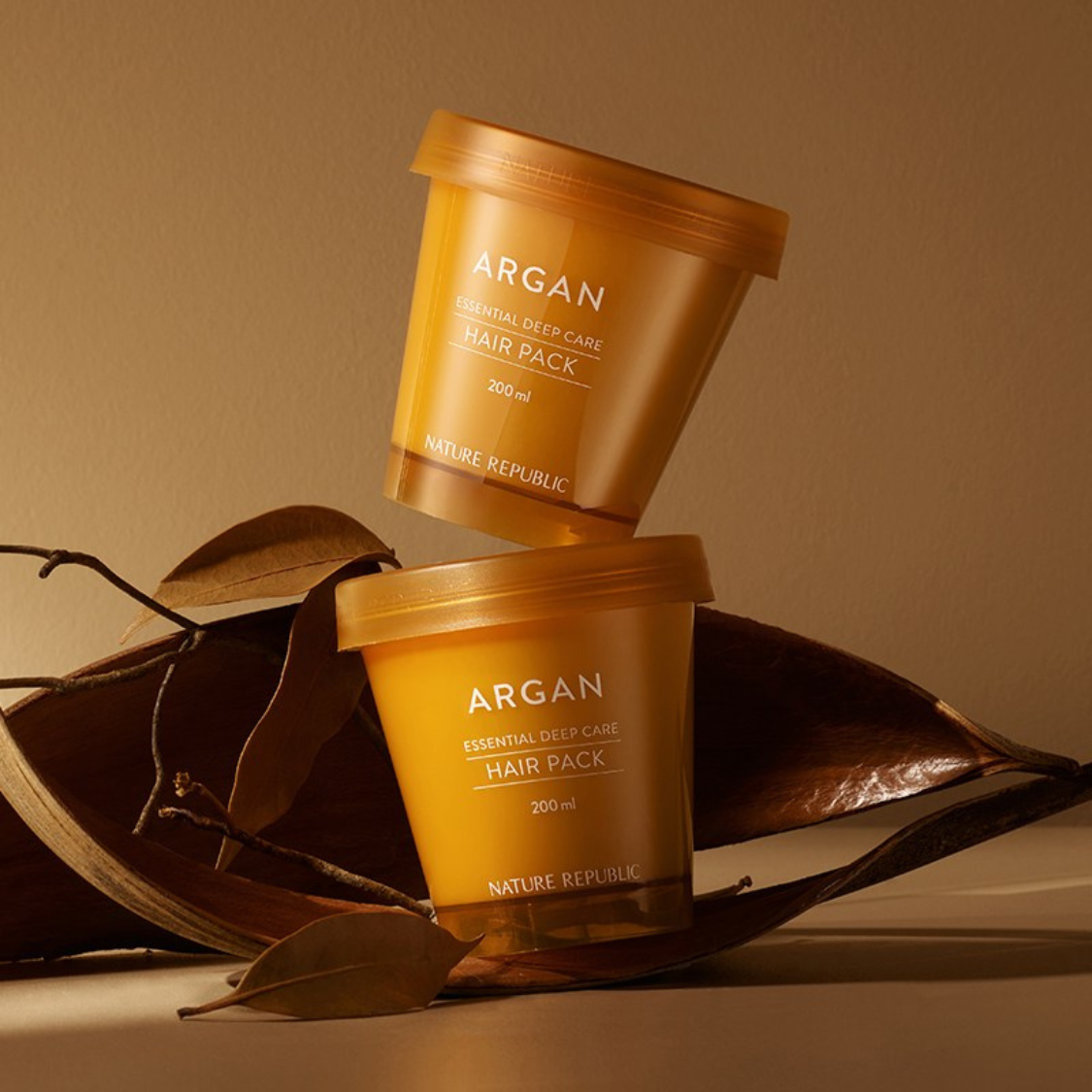 Nature Republic Argan Essential Deep Care Hair Pack | OoshTush | K-Beauty | Korean Skincare