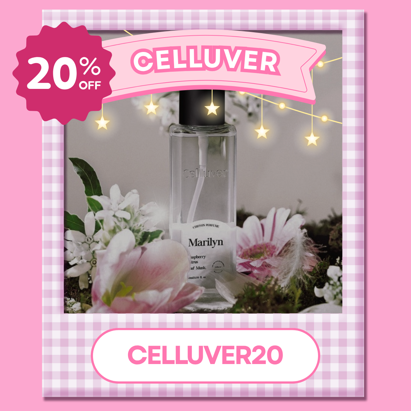 Use Code: CELLUVER20