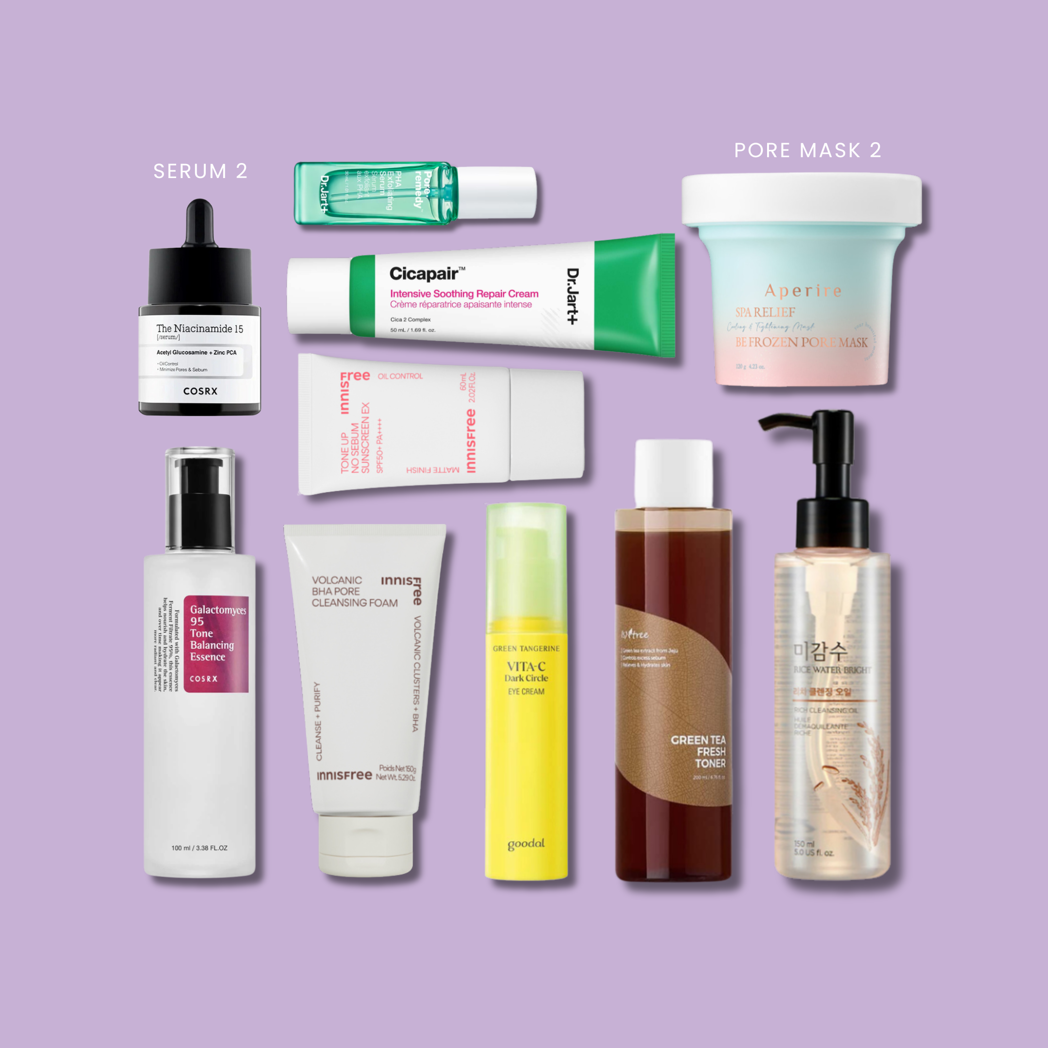 10-Step Ultimate Radiance Skincare Routine Normal/Dry & Oil/Combination Skin | OoshTush | K-beauty
