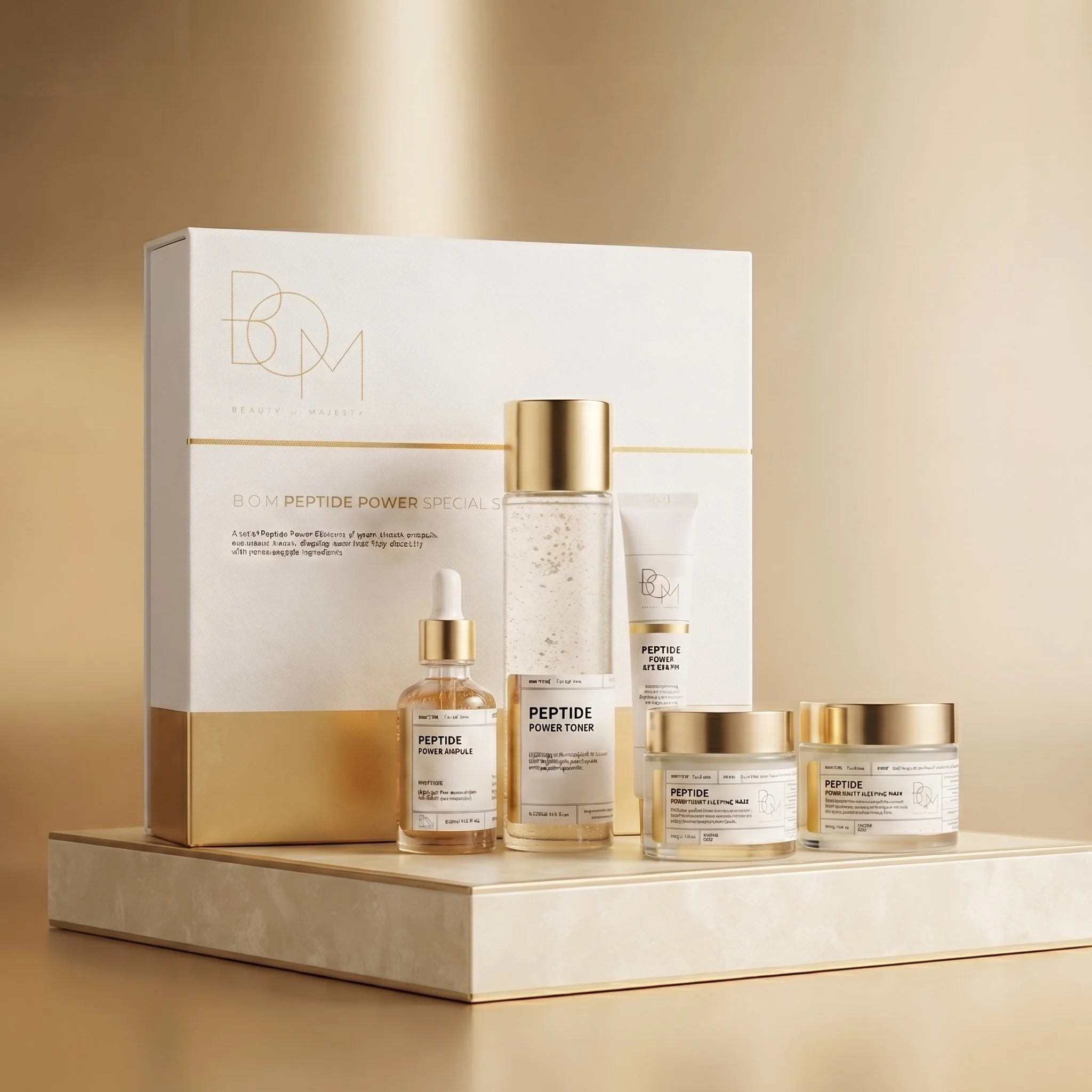 BOM Peptide Power Gift Set 5 Items