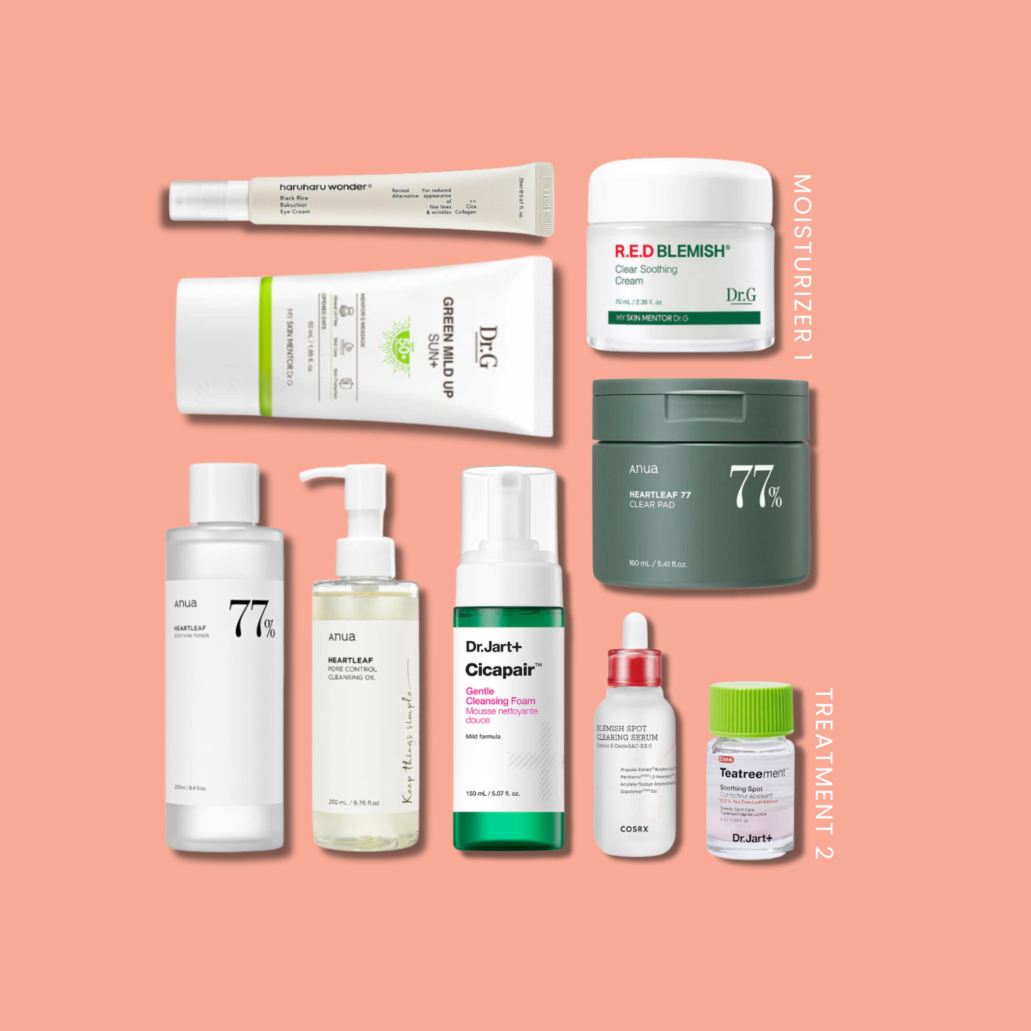 K-Beauty 10-Step Nourishing Skincare Routine (Sensitive/Acne-prone) | OoshTush | K-beauty | Korean Skincare