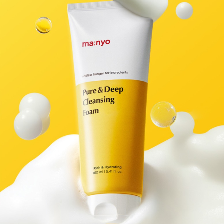 ma:nyo Deep Cleansing Foam 200ml - Floral Formula for Skin