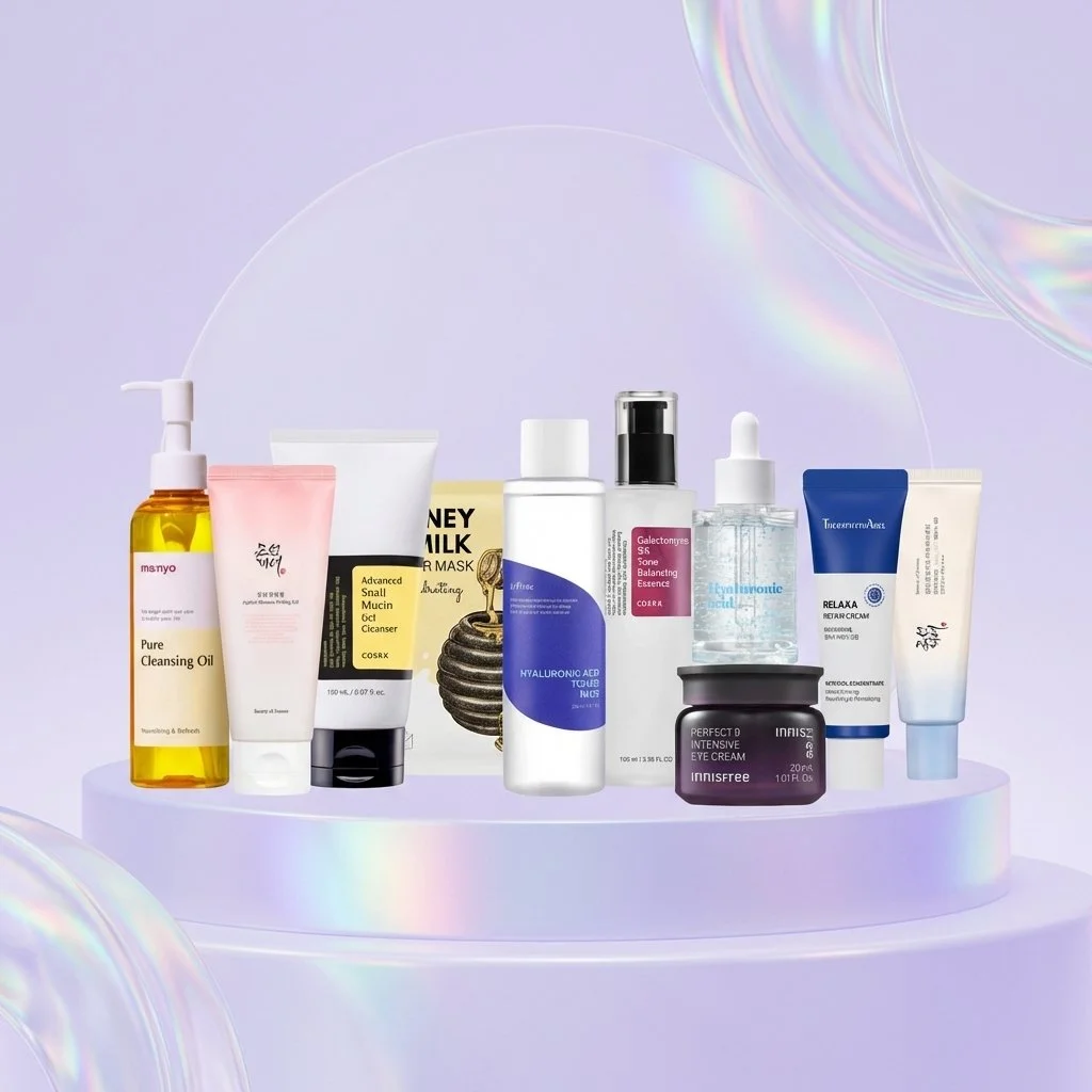 10-Step Ultimate Radiance Skincare Routine Normal/Dry Skin | OoshTush | K-beauty