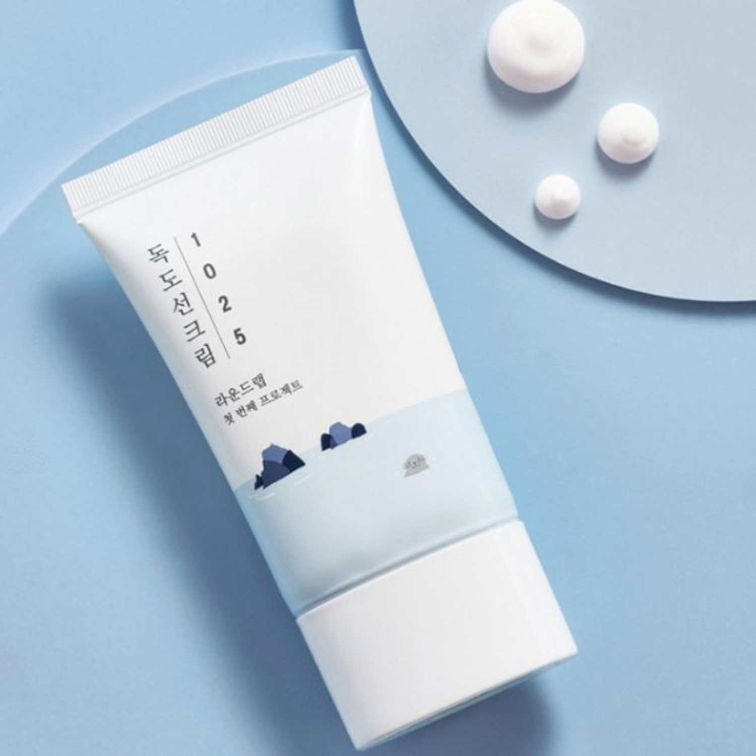 Round Lab 1025 Dokdo Suncream 50ml | OoshTush | Korean Skincare | K-Beauty
