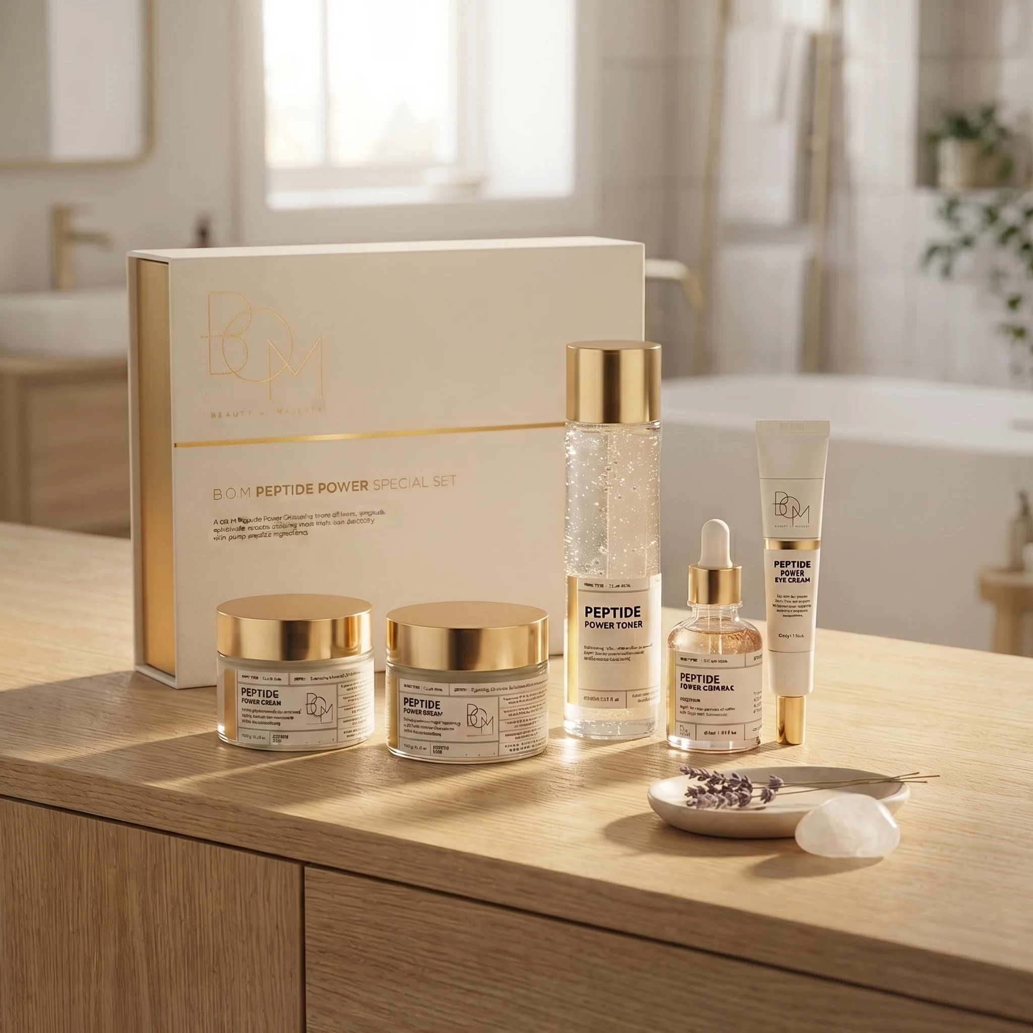 BOM Peptide Power Gift Set 5 Items