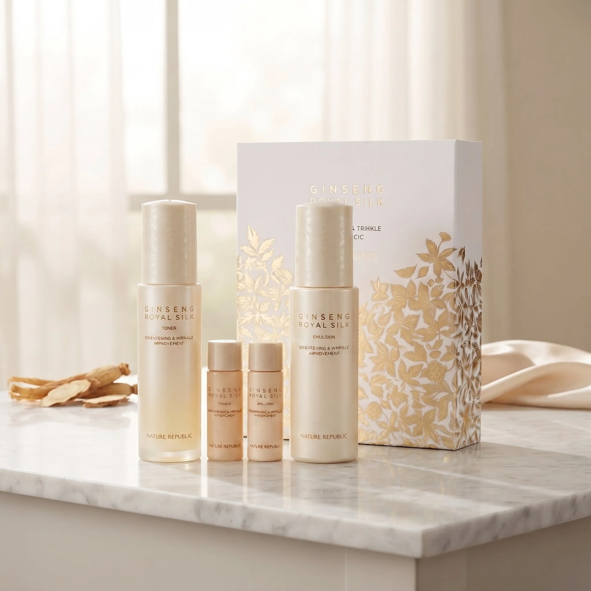 Nature Republic Ginseng Royal Silk Skin Care Duo Set