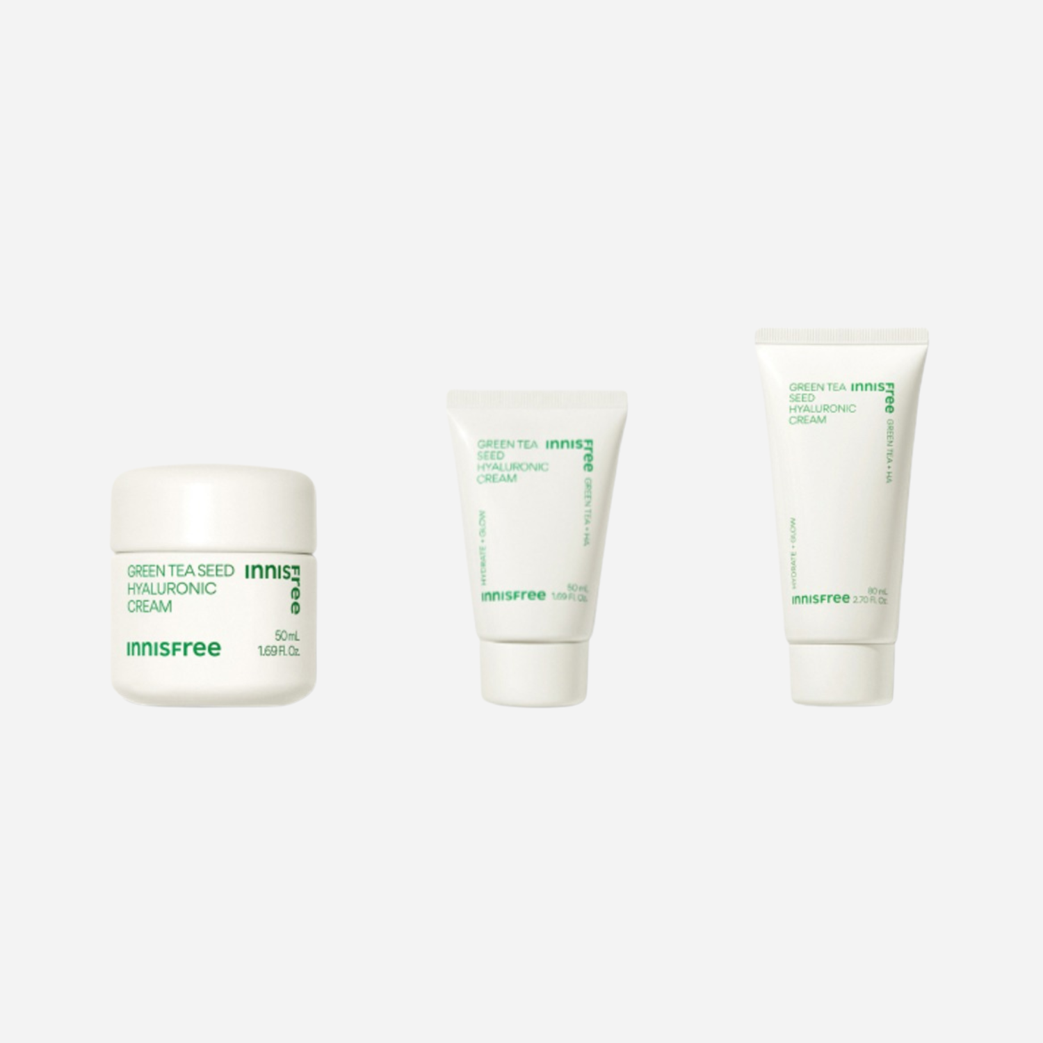 Innisfree Green Tea Seed Hyaluronic Cream 50ml | OoshTush | K-beauty | Free Shipping Over $50 USD