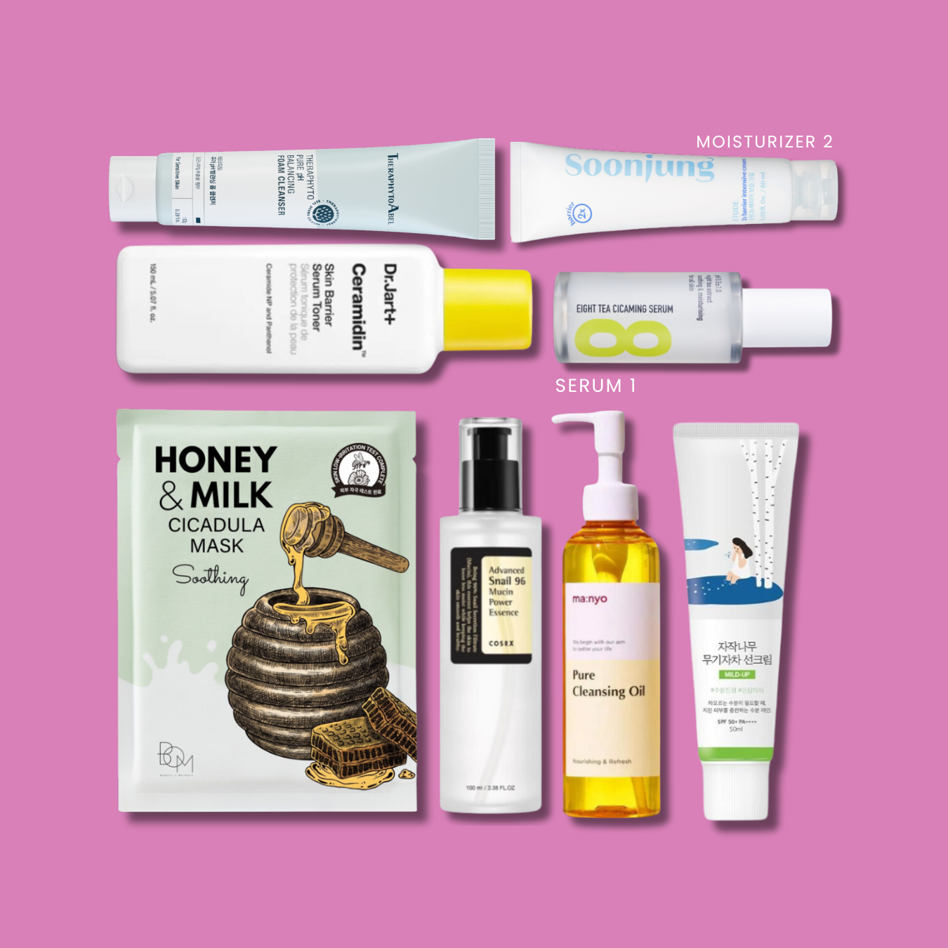 Barrier Repair Skincare Bundle (Cicapair & Ceramidin 8 Products)