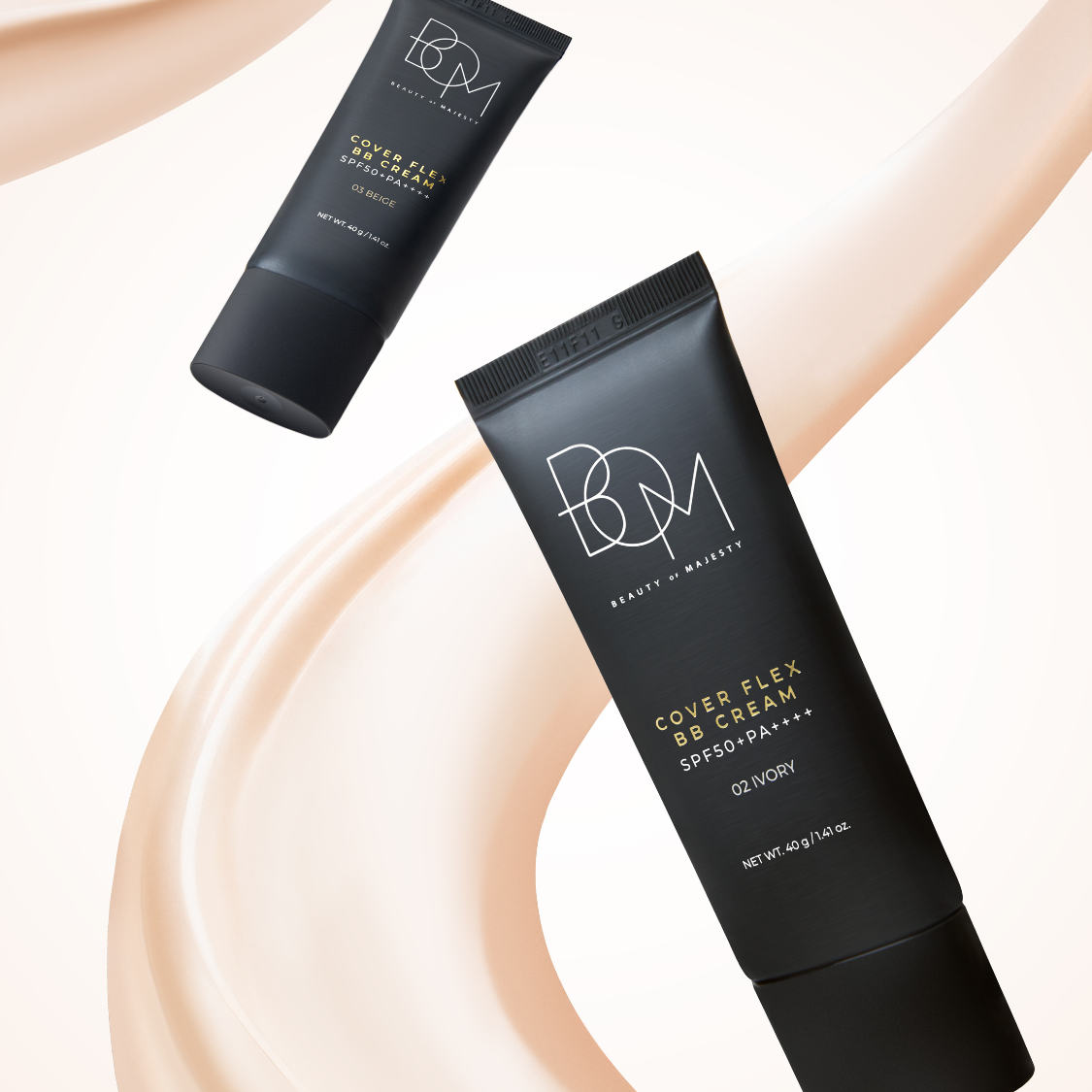 BOM Cover Flex BB Cream SPF50+ PA++++ 40g | K-Beauty | Korean Skincare