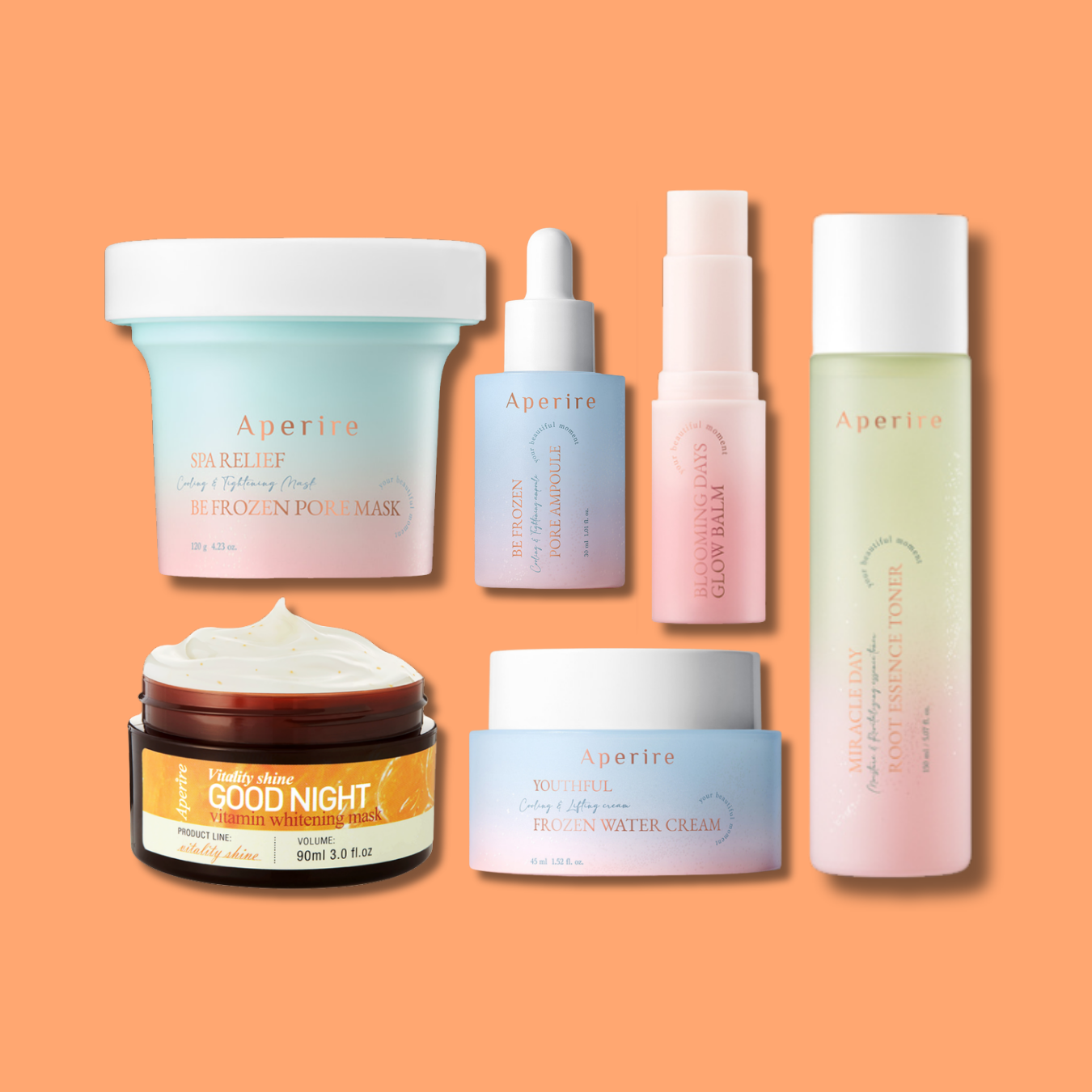Aperire Vitality Shine Glow BundleOoshTush | K-beauty | Korean Skincare | OoshTush | K-beauty | Korean Skincare