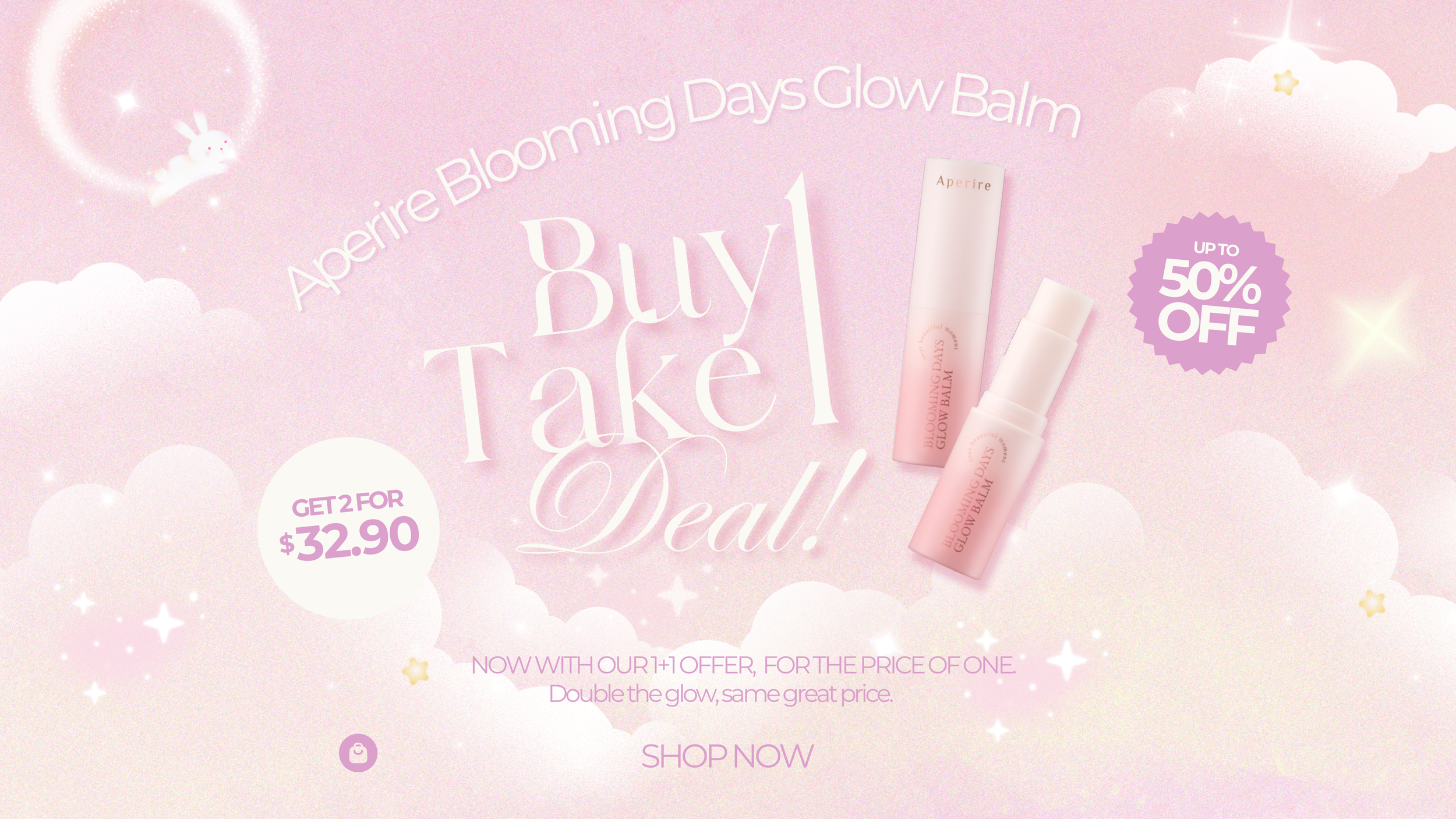 1+1 Deal on Aperire Blooming Days Glow Balm