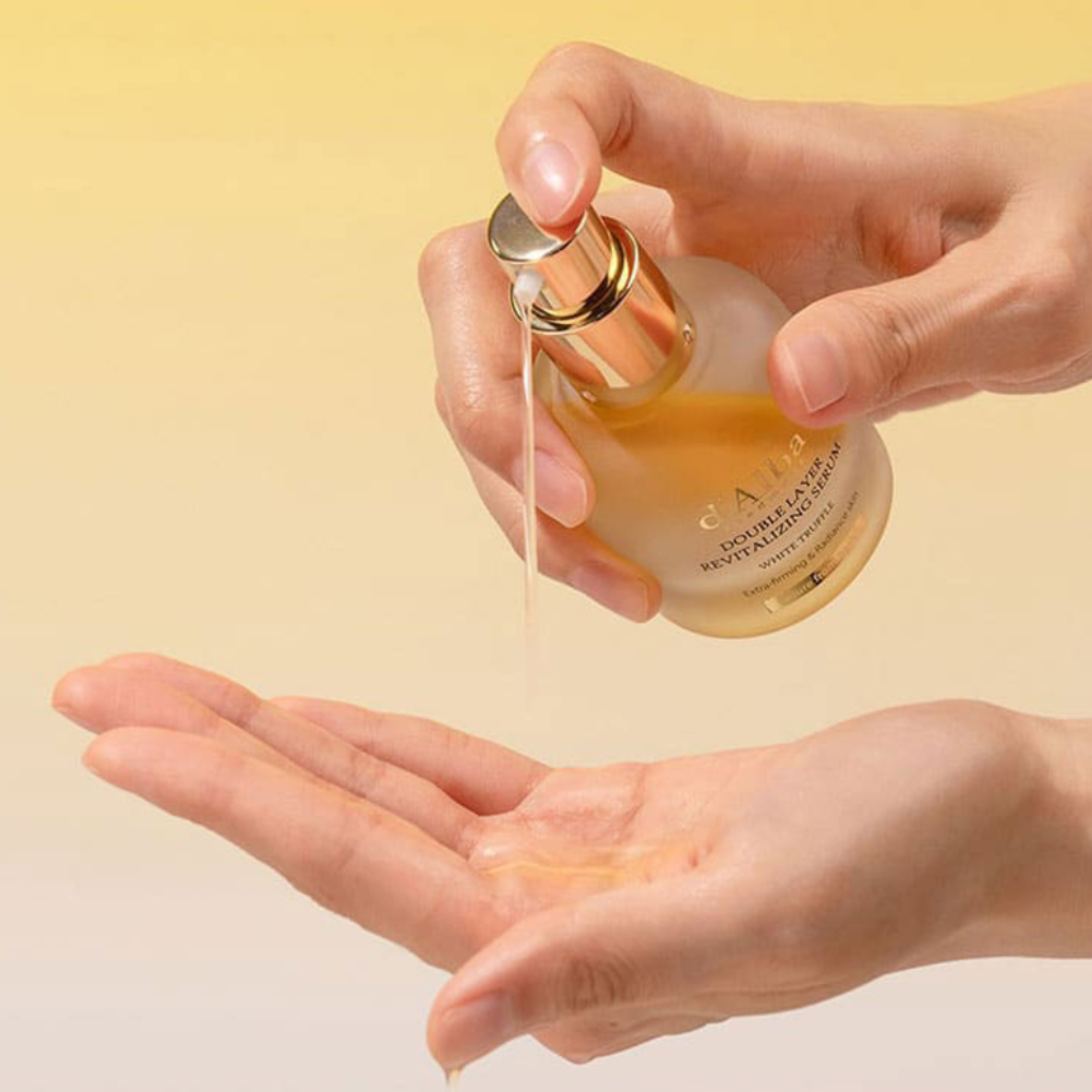 d'Alba White Truffle Double Revitalizing Serum | Luxe Glow