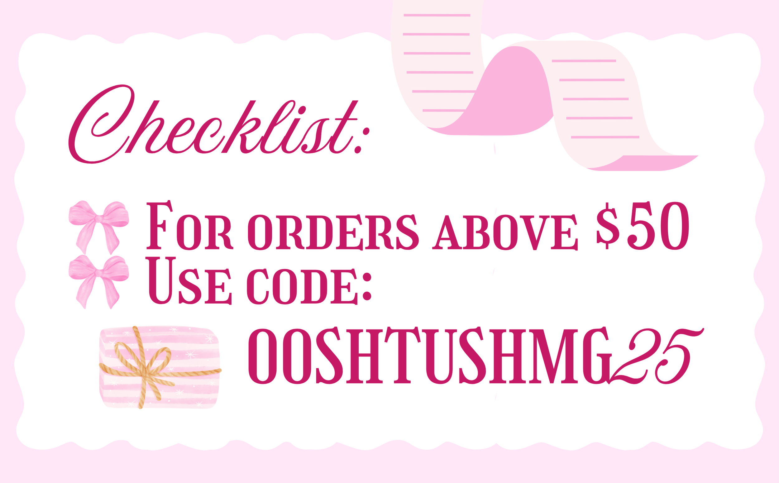 Qualify for mystery gifts when your order totals $50+!
Use code OOSHTUSHMG25 at checkout.