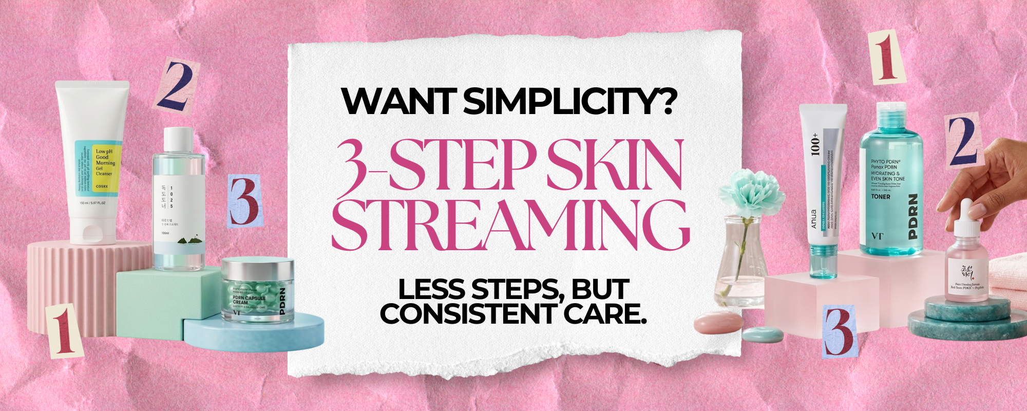 3-Step Skin Streaming Simplify Your Routine. Maximize Your Results.