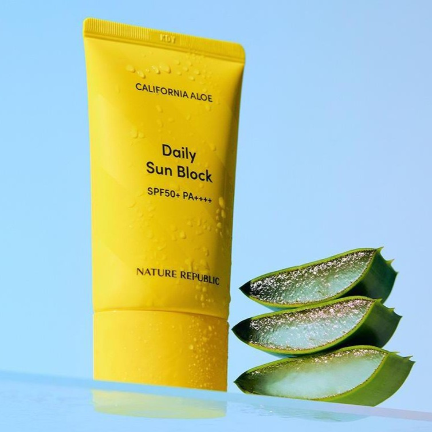 Nature Republic California Aloe Daily Sun Block SPF50+ PA++++ 57ml | OoshTush | K-Beauty | Korean Skincare